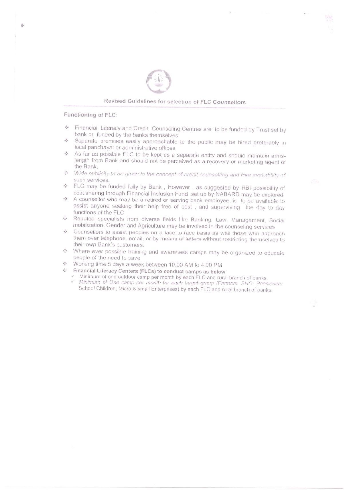 Indian Bank Invites Application for Financial Literacy Counsellor, Faculty Recruitment 2022 - Page 4