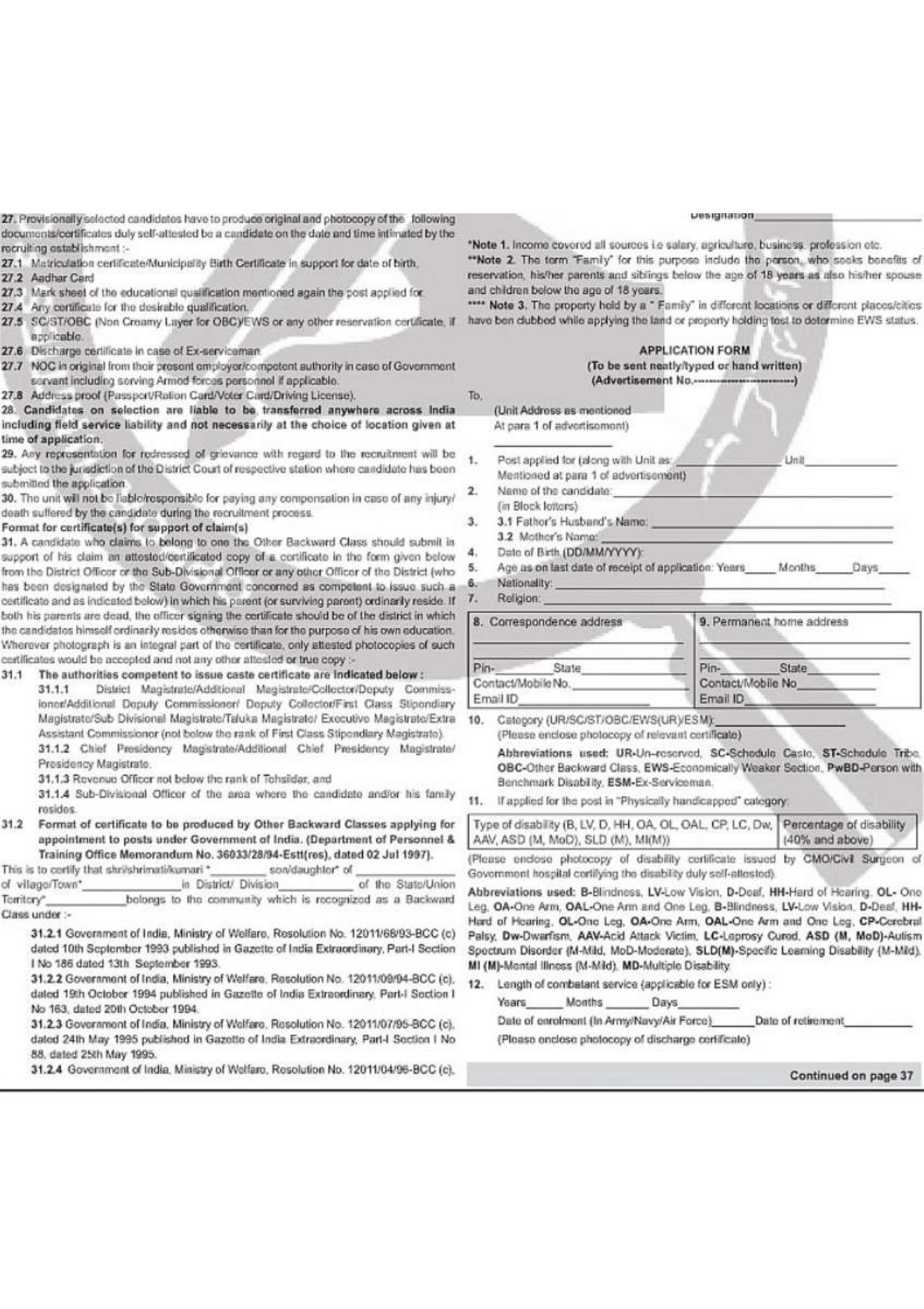 Indian Army DG EME Recruitment 2026 – Apply Offline for 6 Barber, Tradesman Mate & Other Posts - Page 4