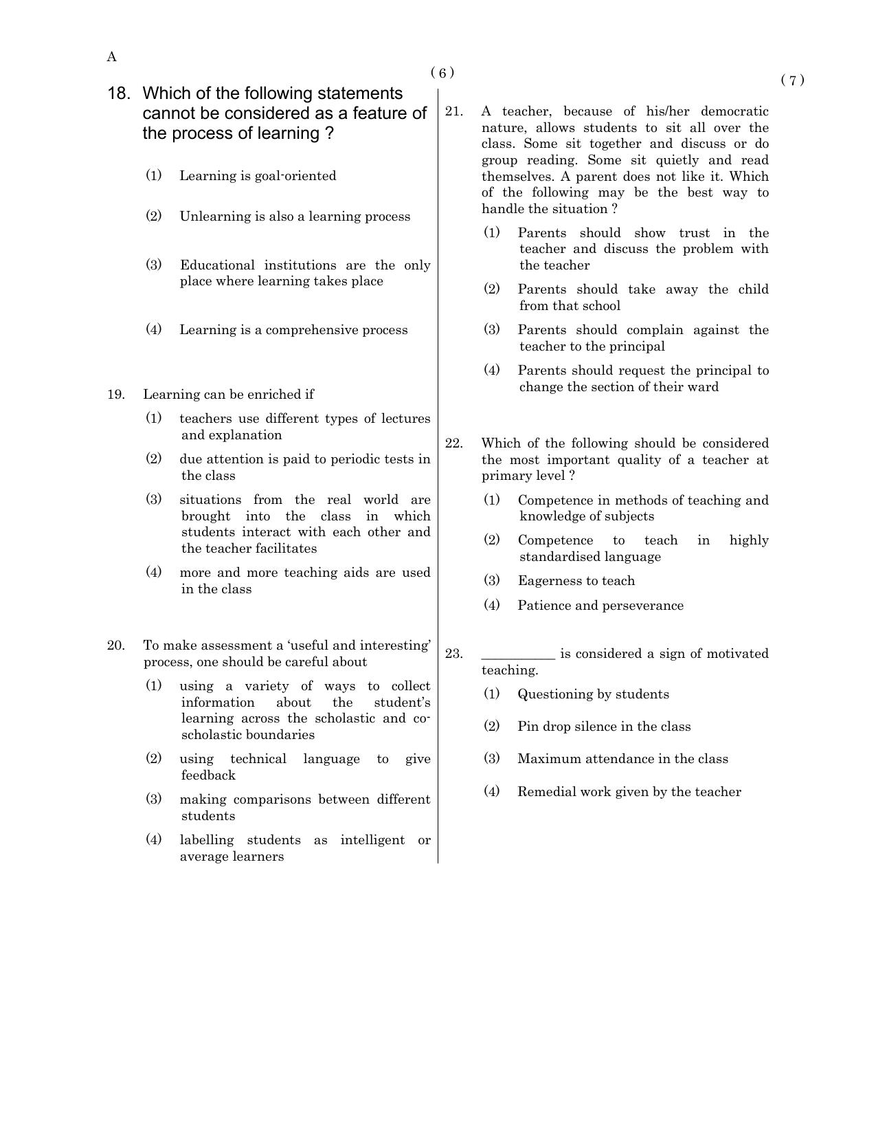 TS Child Development & Pedagogy Paper - Page 3