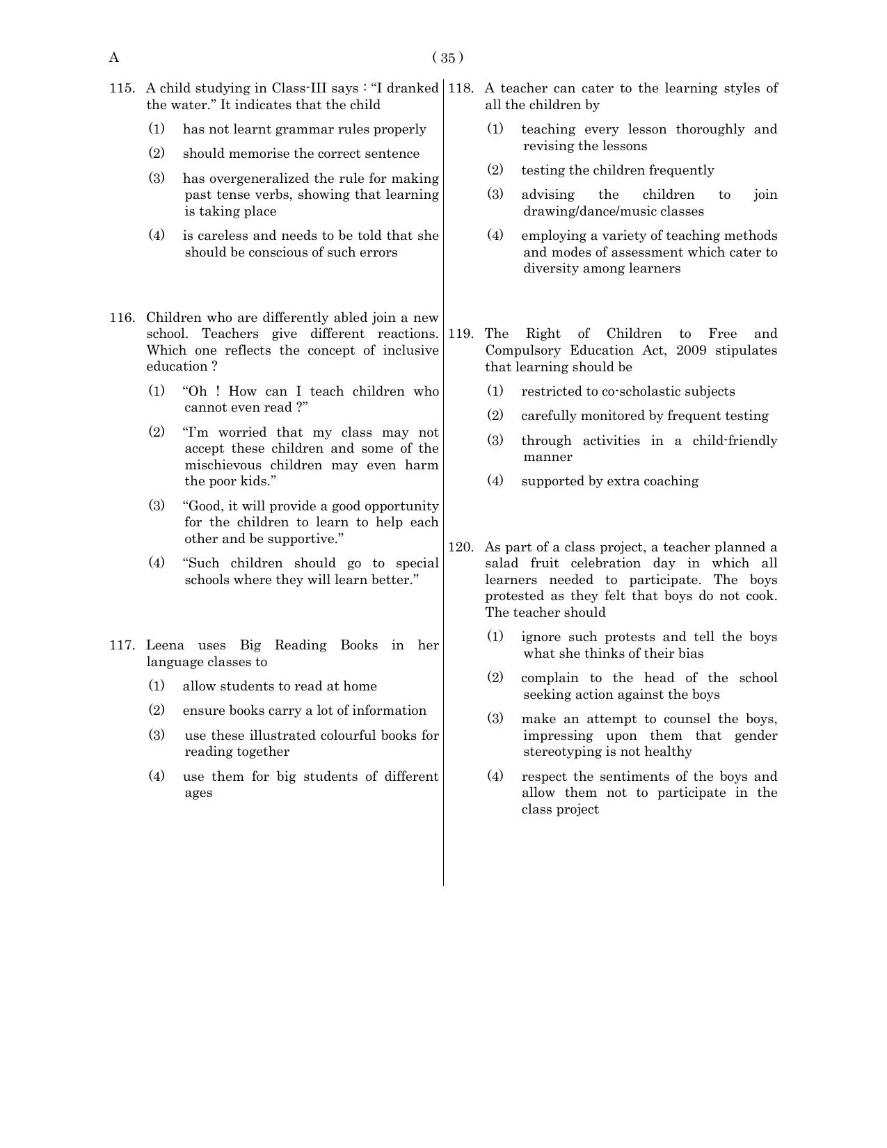 TS Child Development & Pedagogy Paper - Page 25