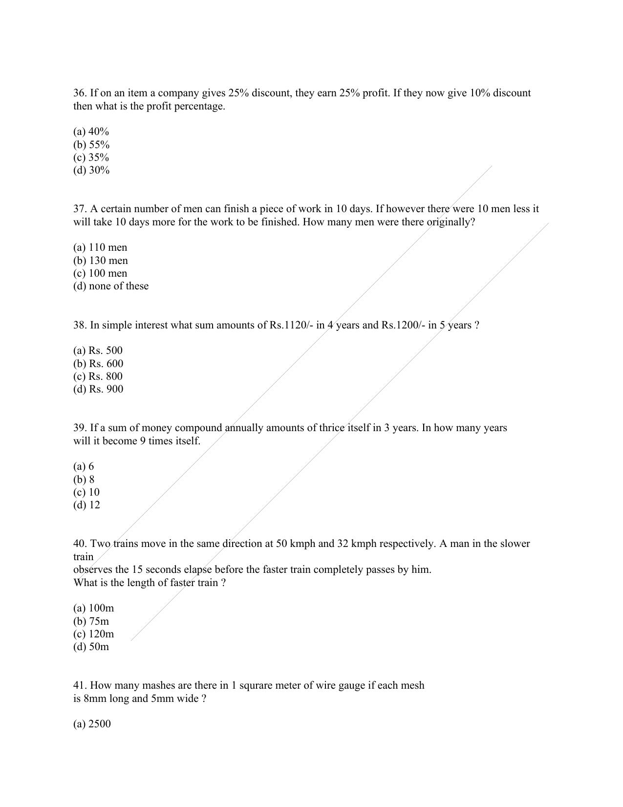 OSSC Junior Clerk General Awareness Question Papers - Page 5