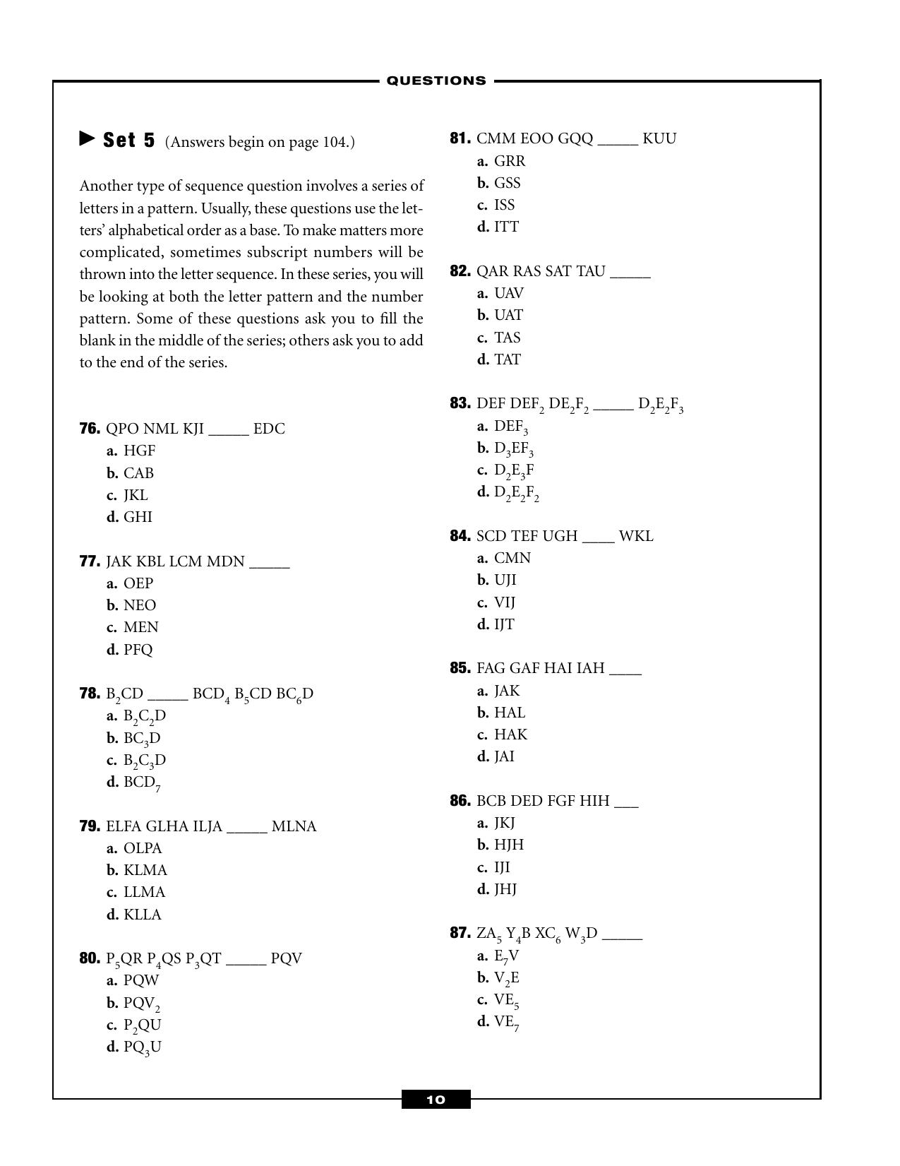 Assam Police DEO, LDA & Other Posts Reasoning Previous Papers - Page 9