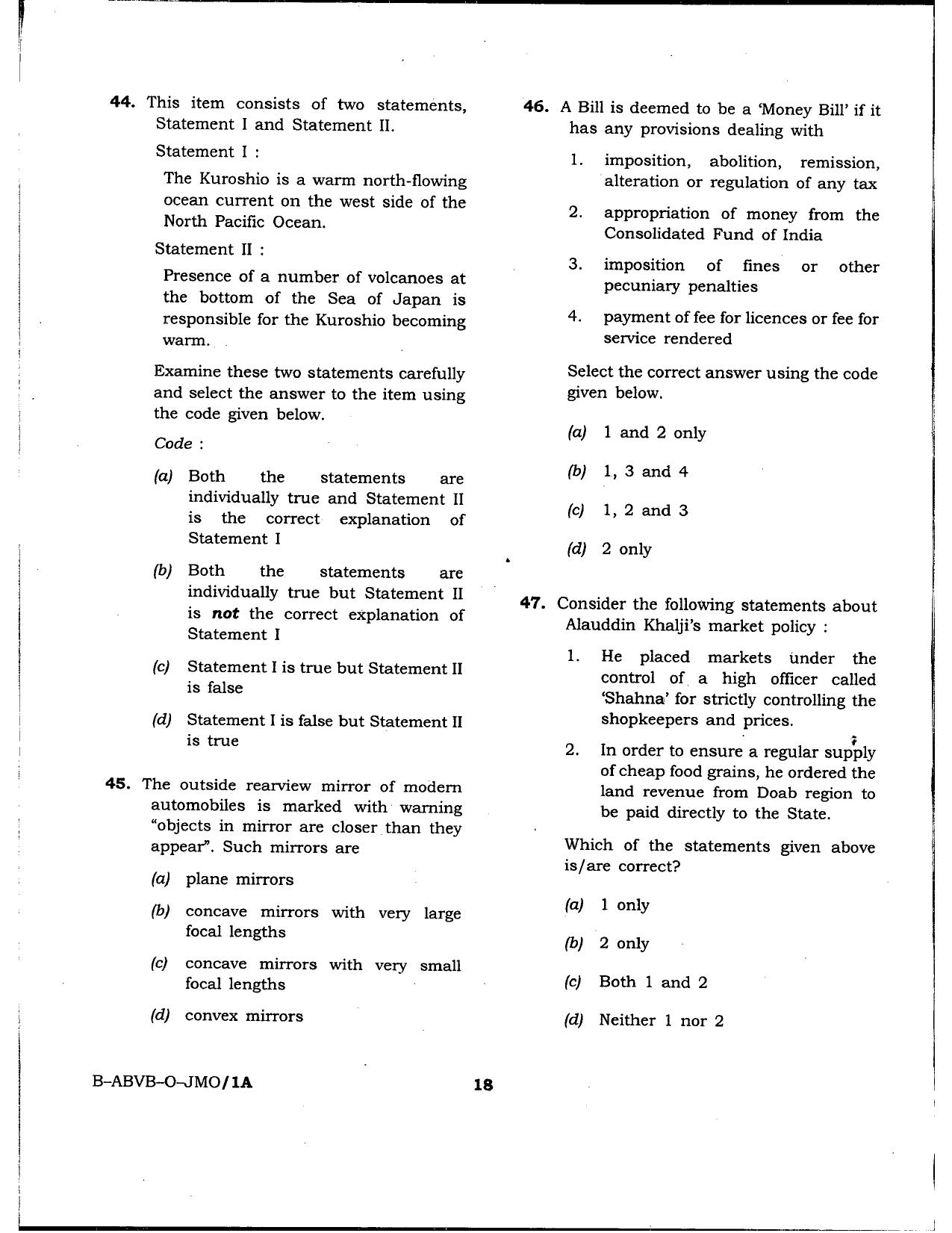 HPSSSB Fitter Model Papers: General Knowledge - Page 18