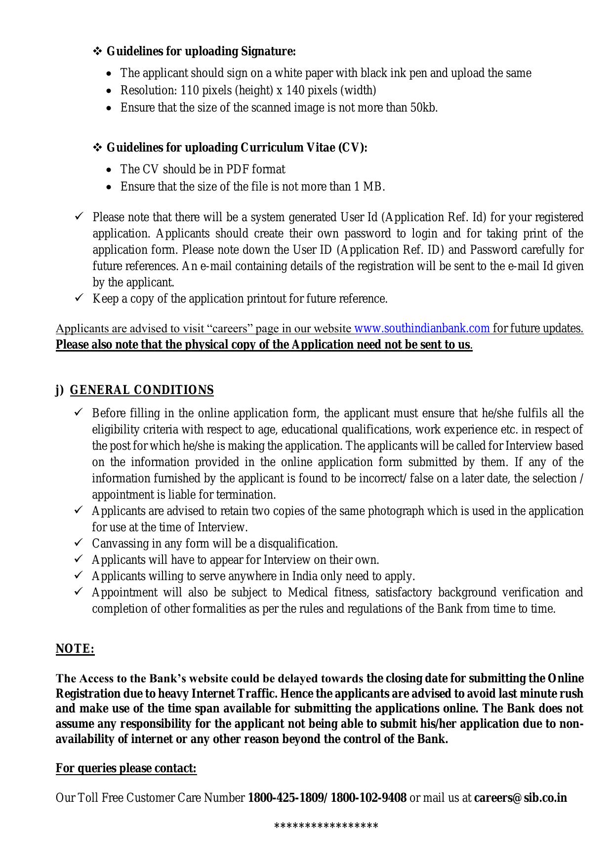 South Indian Bank Invites Application for Officers Recruitment 2023 - Page 4