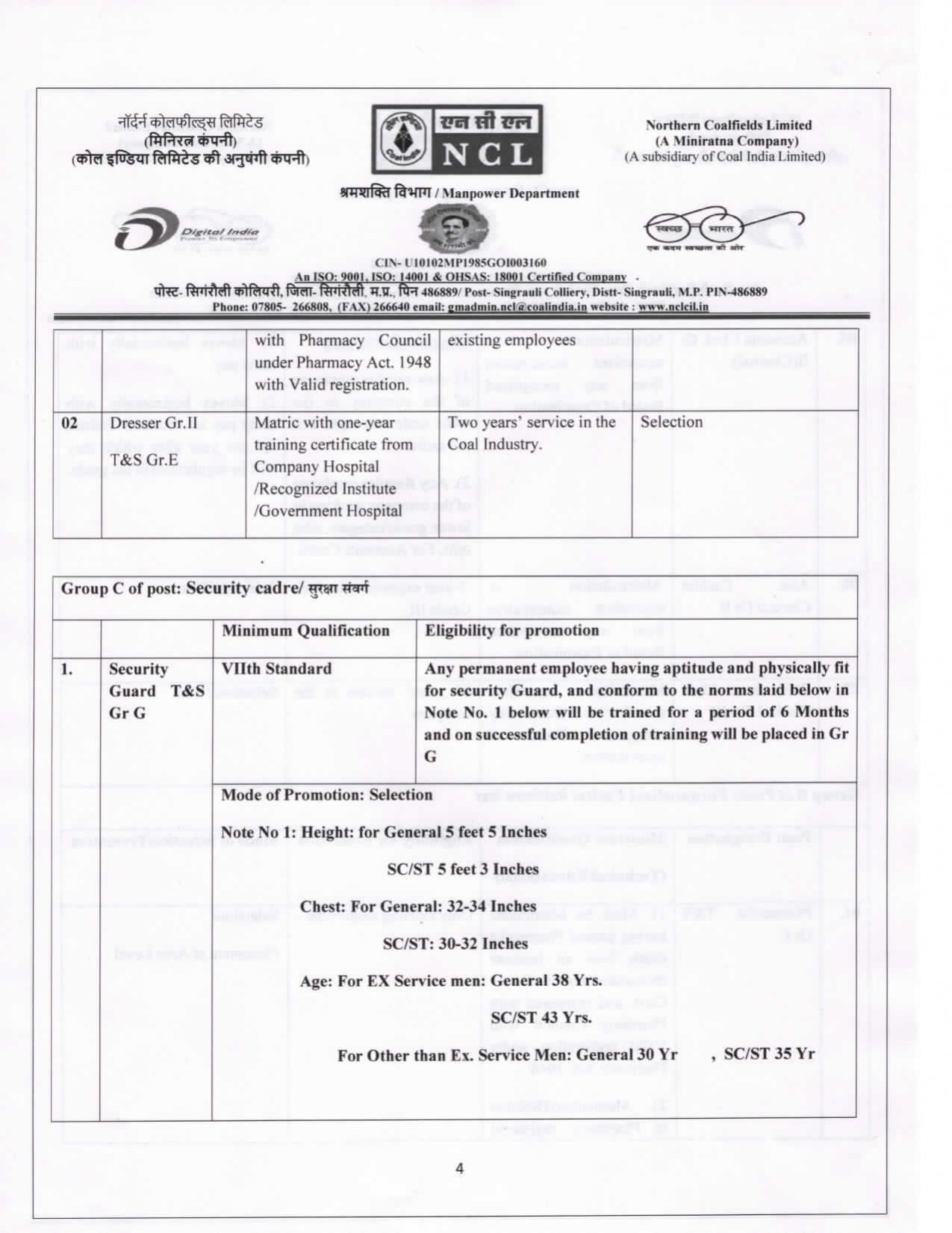 NCL Security Guard, Clerk, Operator Syllabus - Page 10