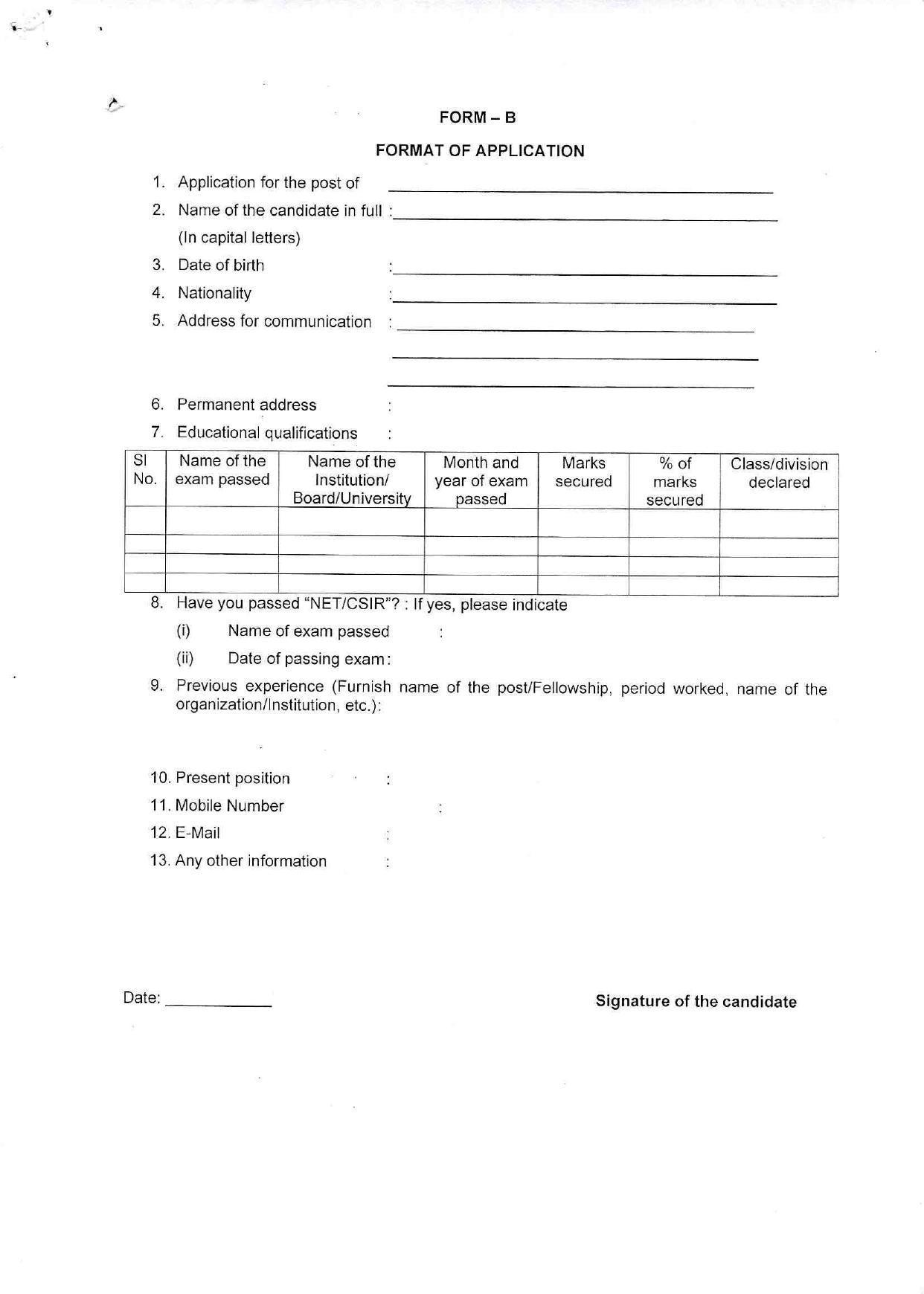 Nizams Institute of Medical Sciences Invites Application for Project Assistant Recruitment 2022 - Page 1