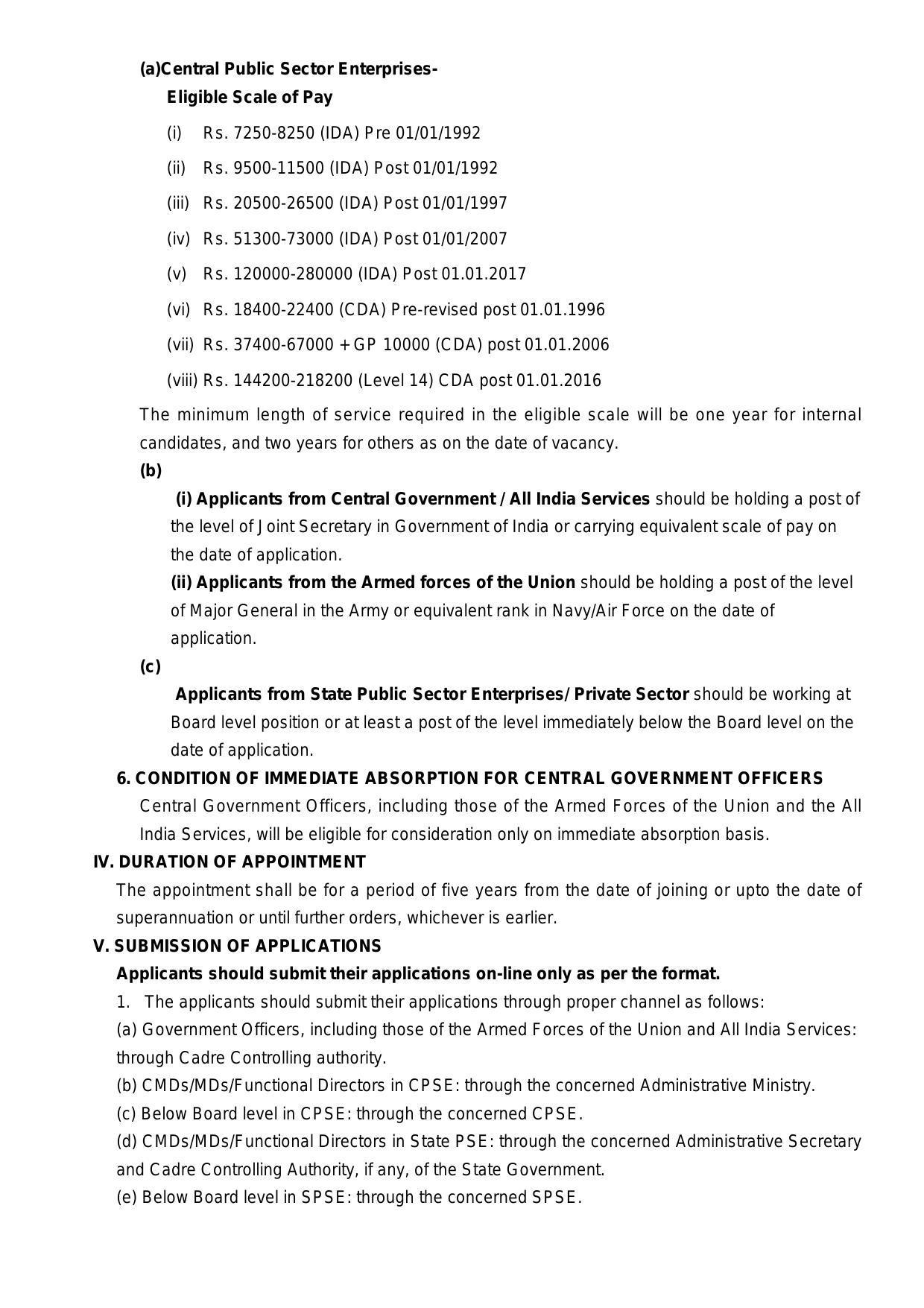 Shipping Corporation of India Invites Application for Director Recruitment 2022 - Page 2