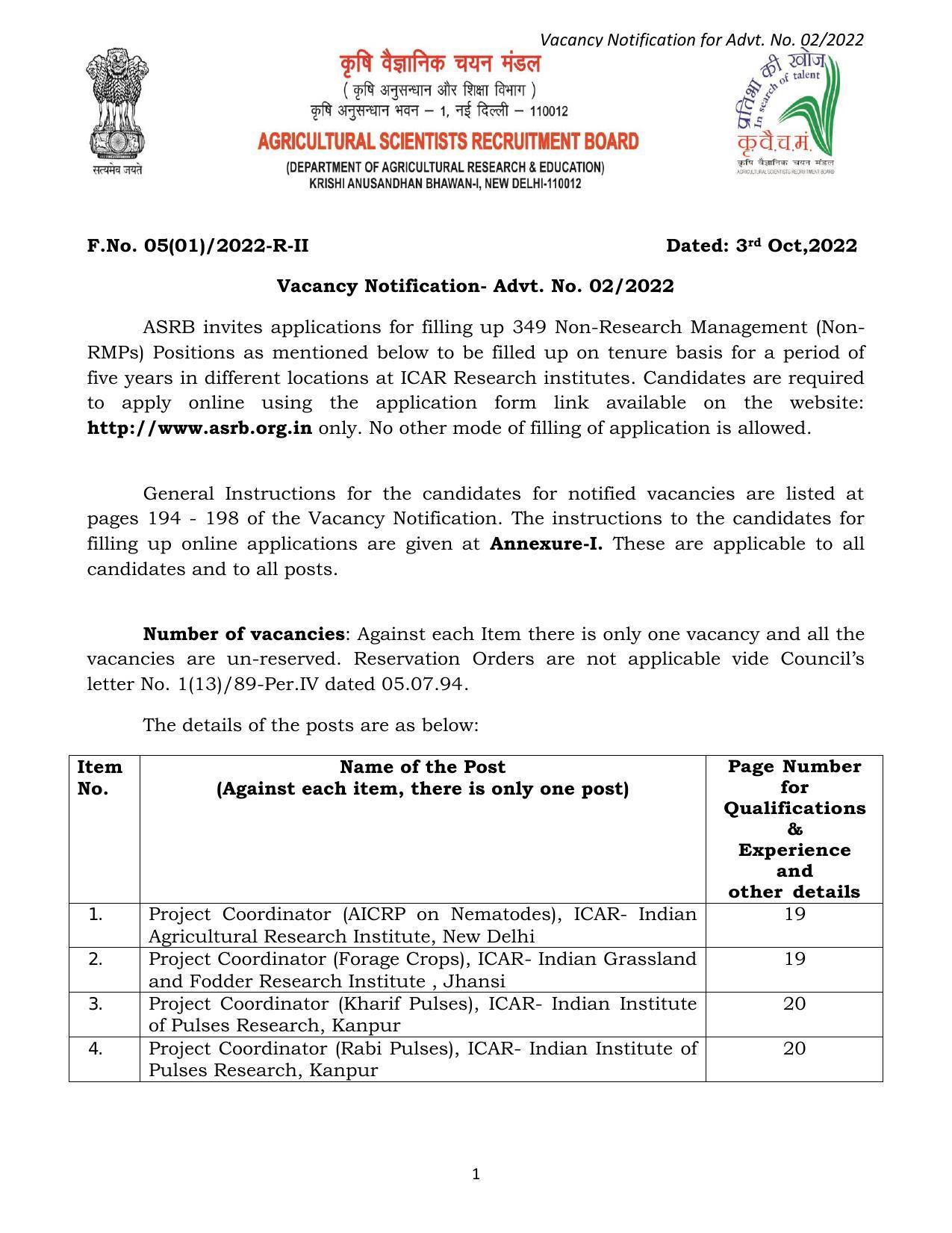 ASRB Non-Research Management Recruitment 2022 - Page 176