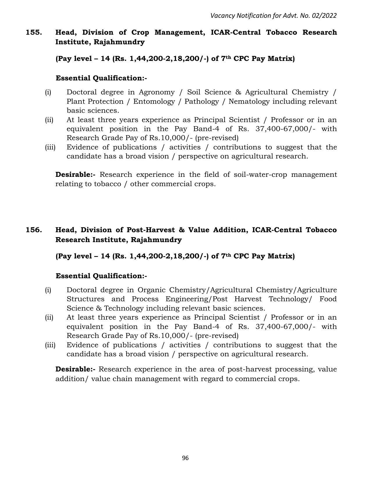ASRB Non-Research Management Recruitment 2022 - Page 170