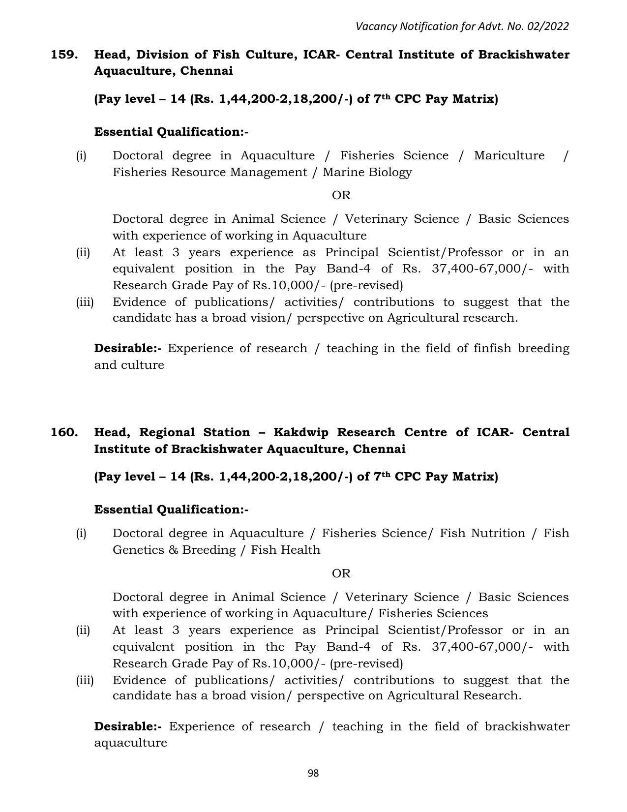 ASRB Non-Research Management Recruitment 2022 - Page 100