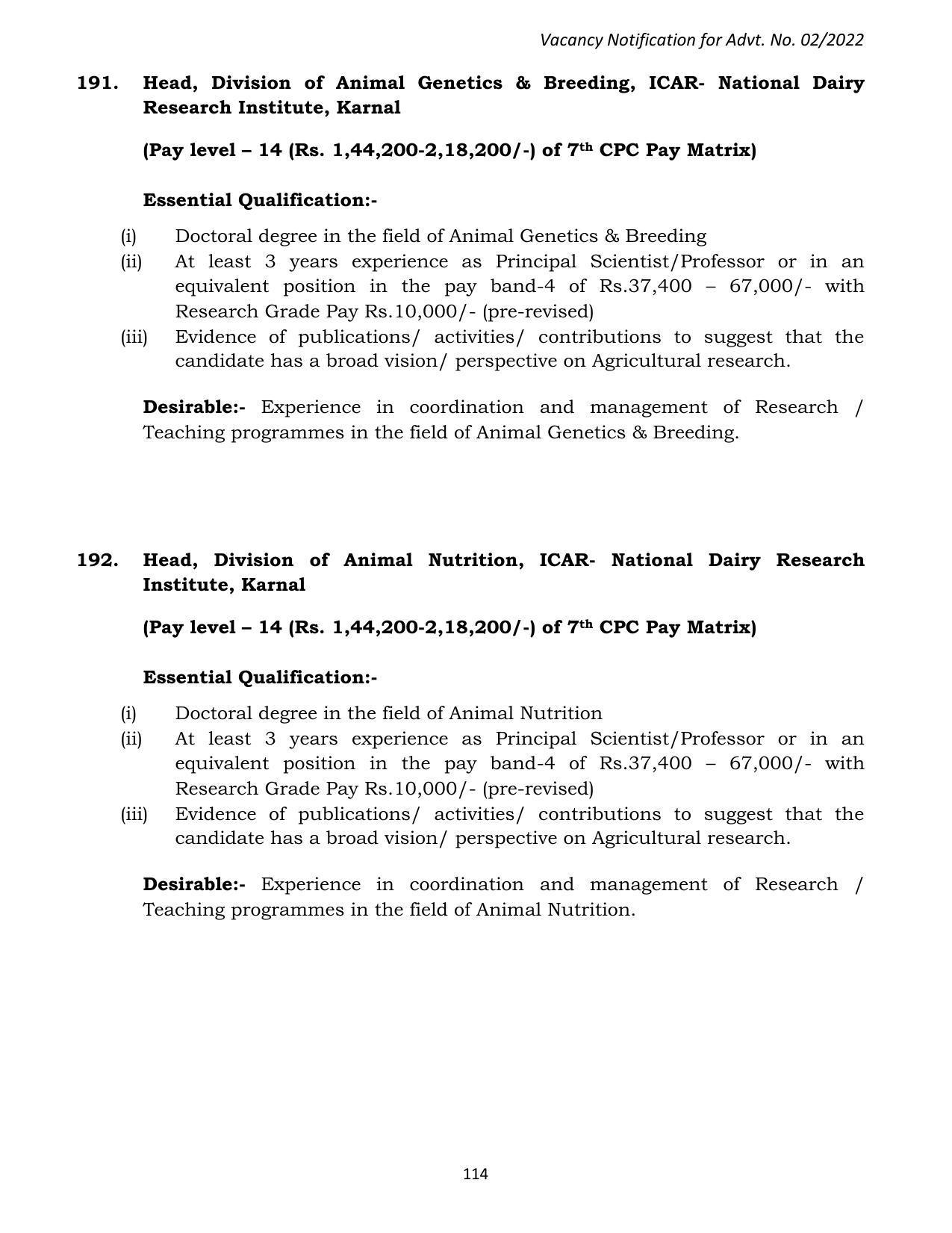 ASRB Non-Research Management Recruitment 2022 - Page 127