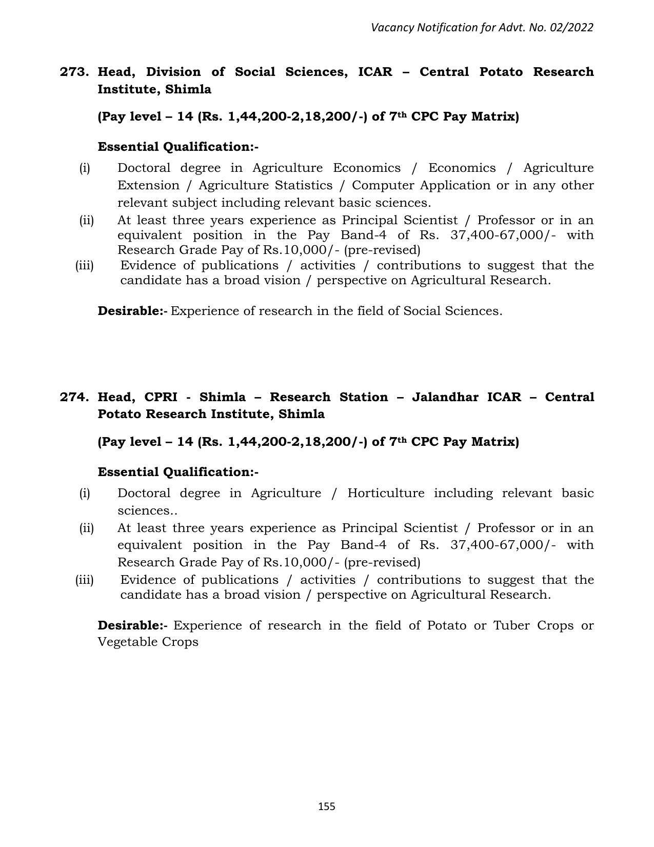 ASRB Non-Research Management Recruitment 2022 - Page 189
