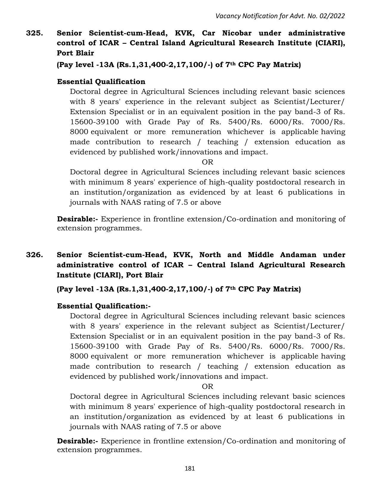 ASRB Non-Research Management Recruitment 2022 - Page 177