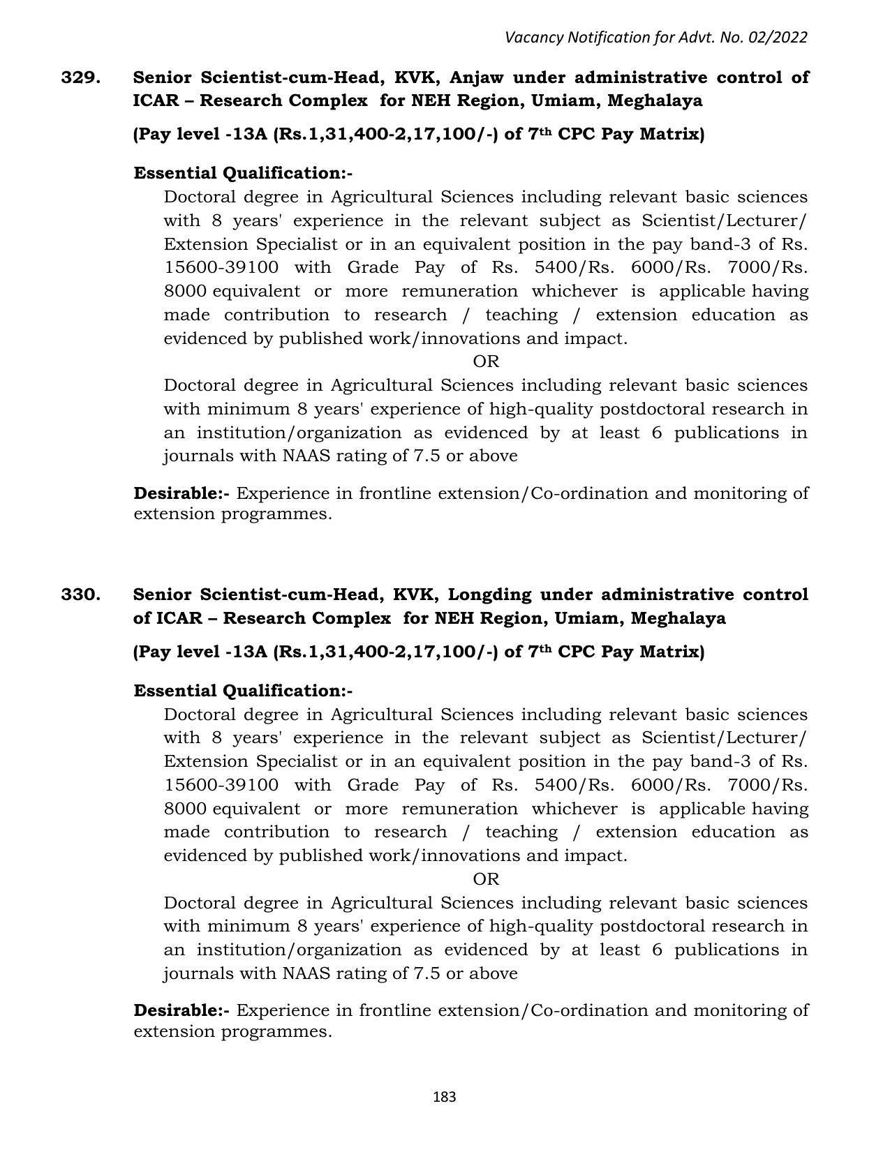ASRB Non-Research Management Recruitment 2022 - Page 139