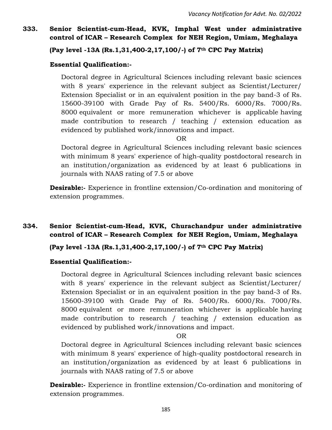 ASRB Non-Research Management Recruitment 2022 - Page 154