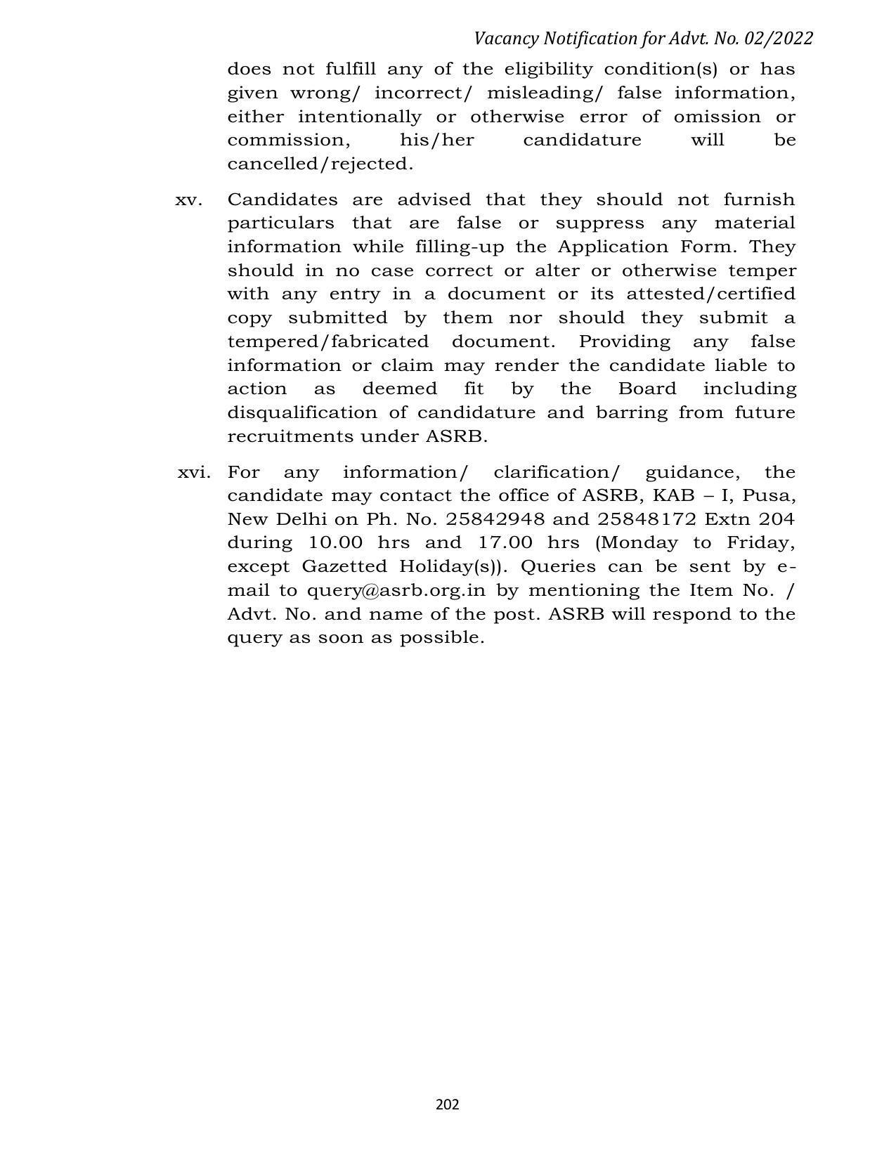 ASRB Non-Research Management Recruitment 2022 - Page 124