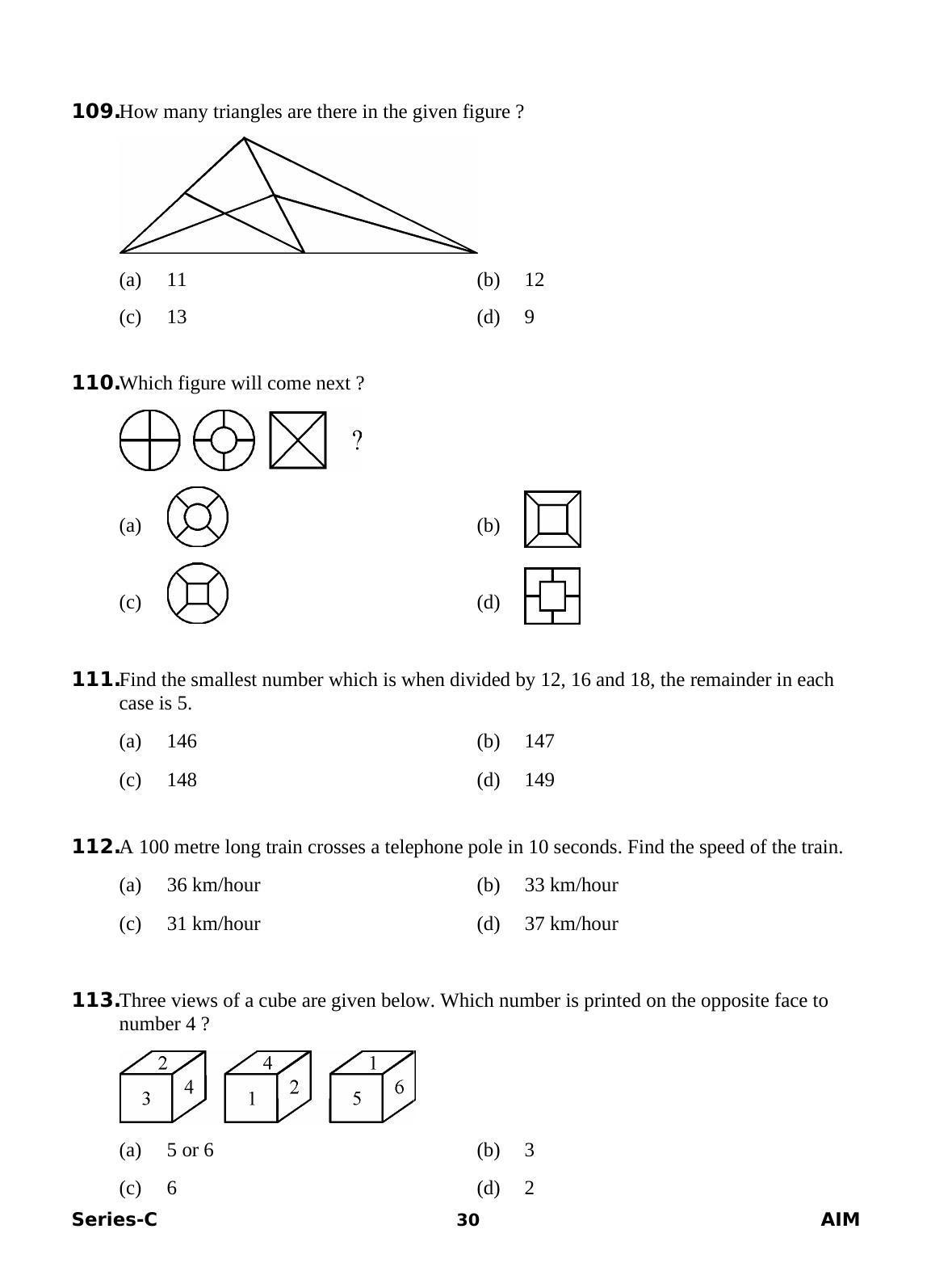 Delhi High Court Junior Judicial Assistant General Studies Previous Question Paper - Page 12