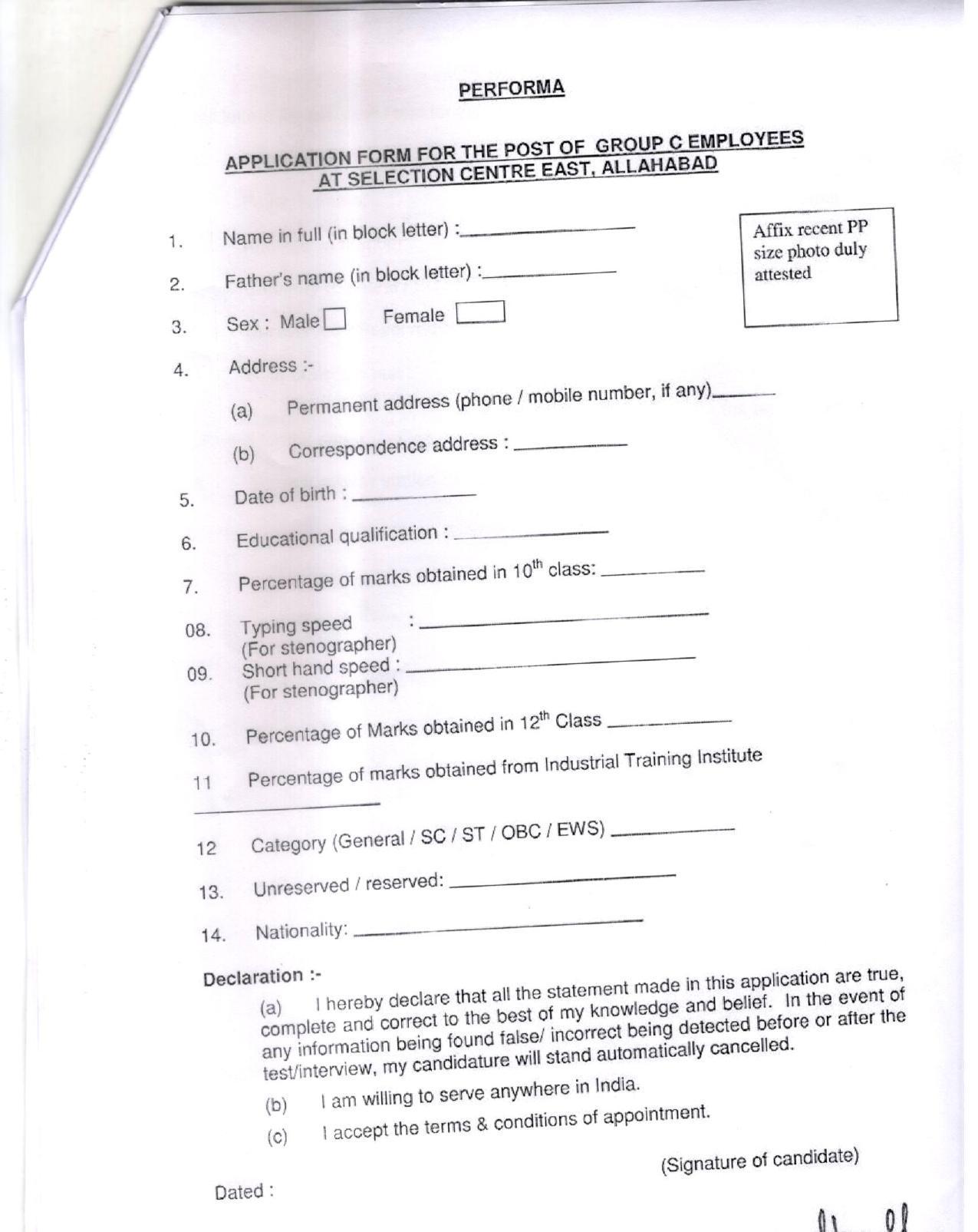 Army Selection Center Allahabad Group C Vacancy 2022 - Page 2