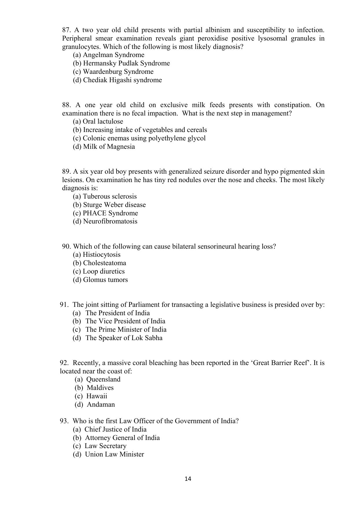 GPSC GMHS Class 1 & Class 2 Old Papers Here - Page 14