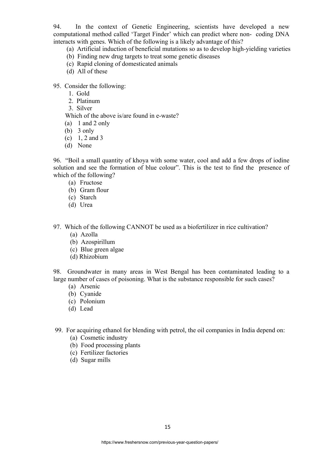 GPSC GMHS Class 1 & Class 2 Old Papers Here - Page 15