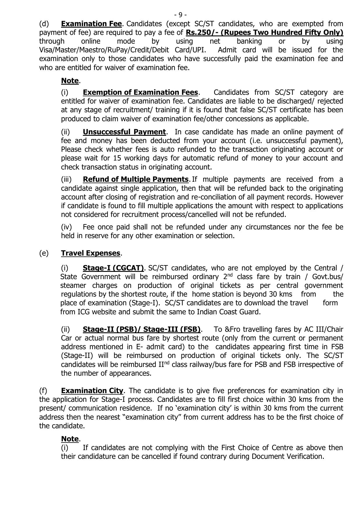 ICG Assistant Commandant Recruitment 2023 - Page 4