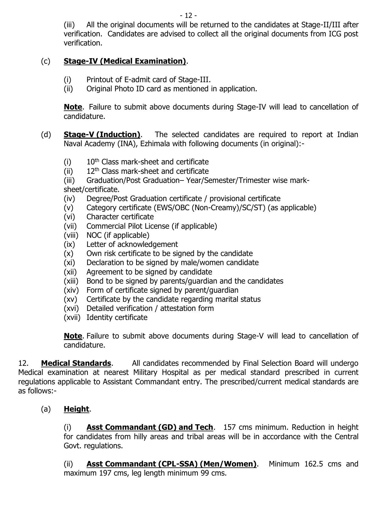 ICG Assistant Commandant Recruitment 2023 - Page 10