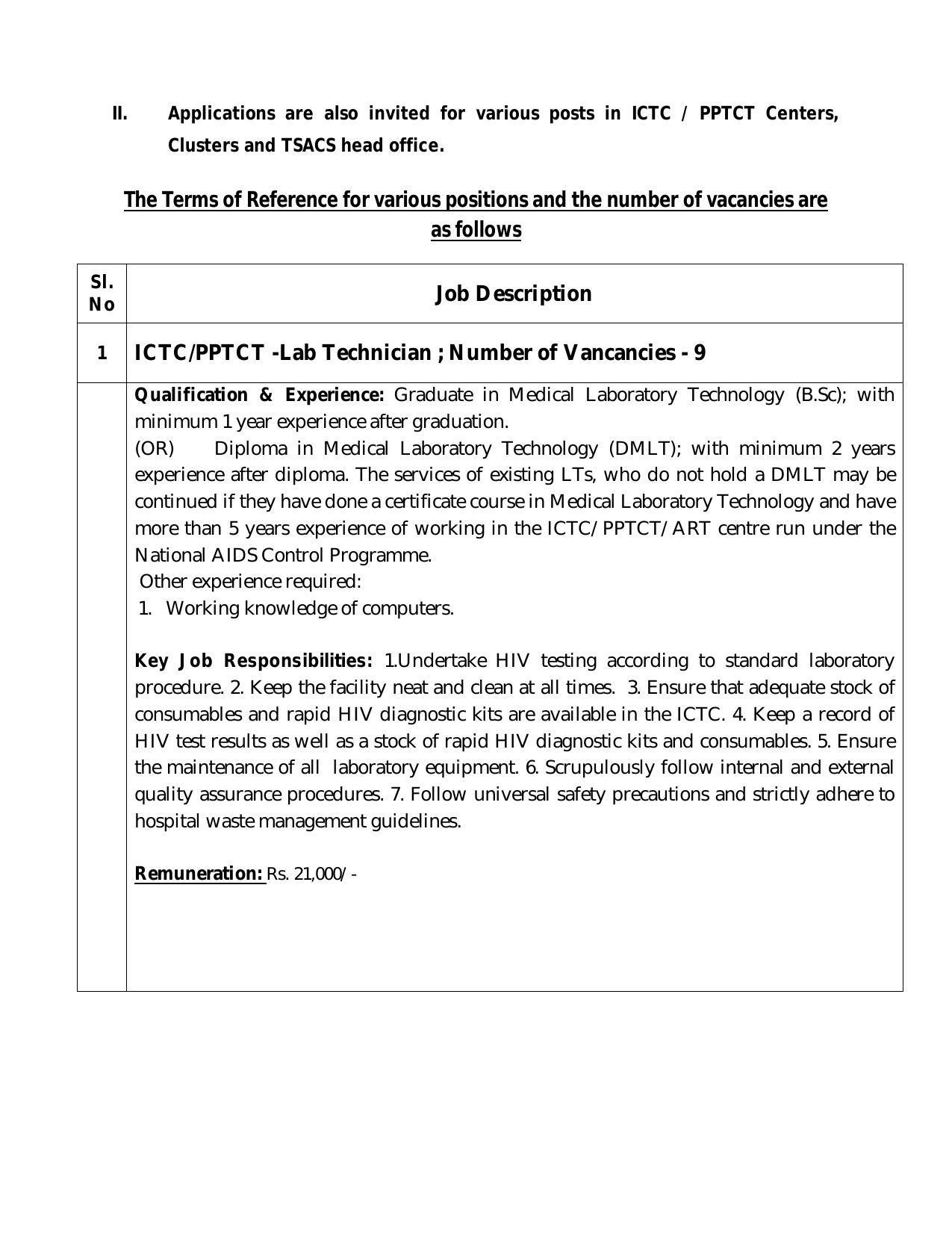 ART Centers Telangana Invites Application for Medical Officer, Staff Nurse, More Vacancies Recruitment 2022 - Page 10