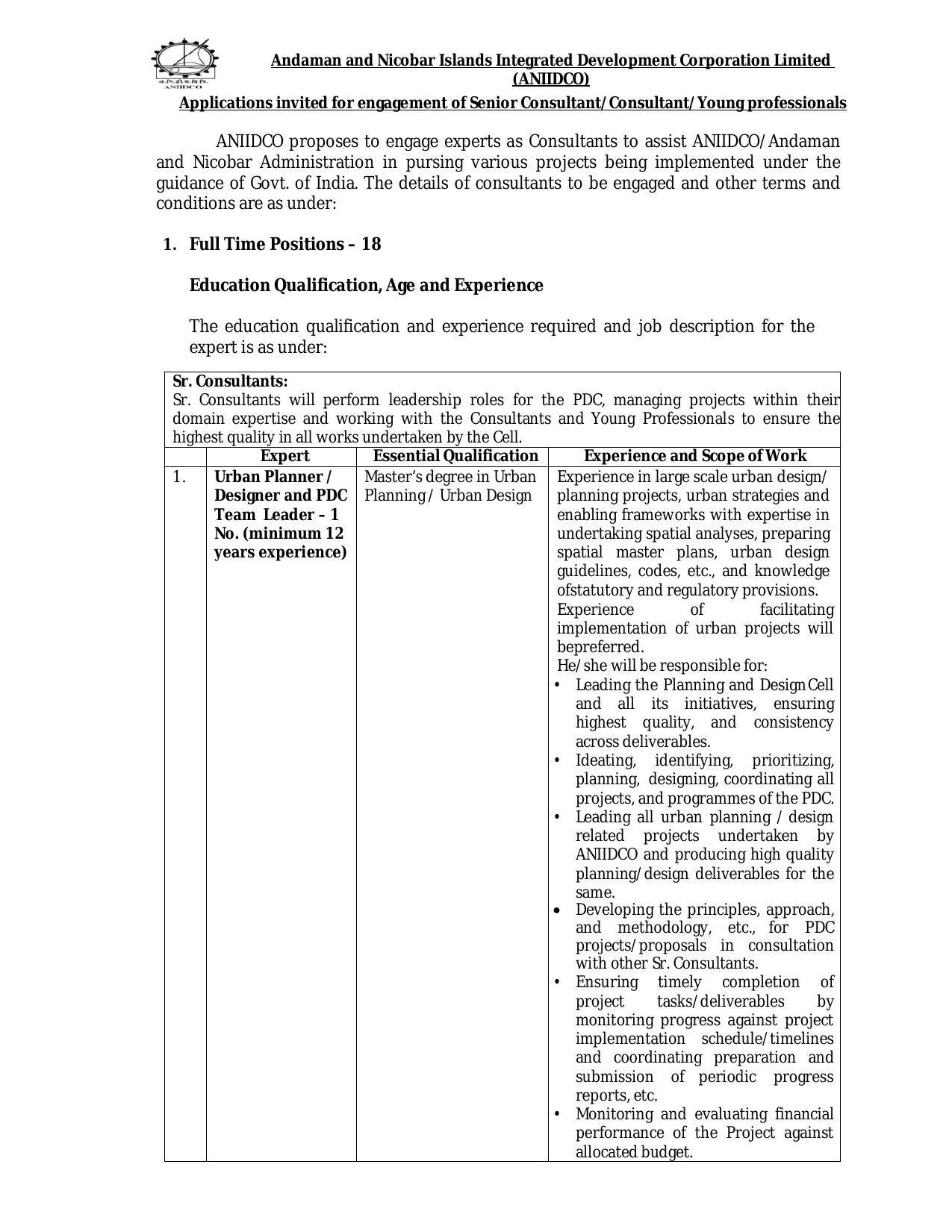 ANIIDCO Invites Application for 18 Environmental Planner, More Vacancies Recruitment 2022 - Page 4