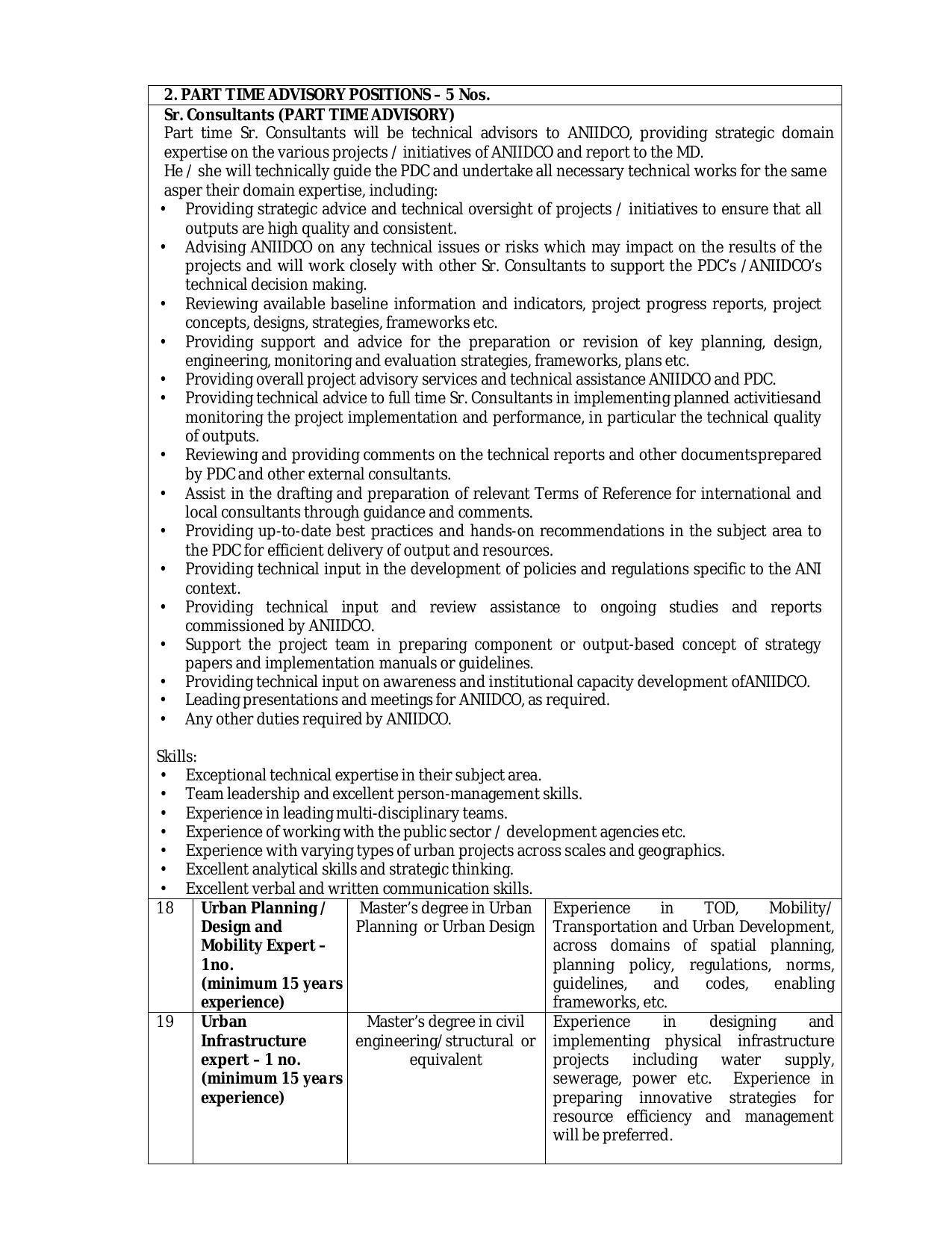 ANIIDCO Invites Application for 18 Environmental Planner, More Vacancies Recruitment 2022 - Page 9