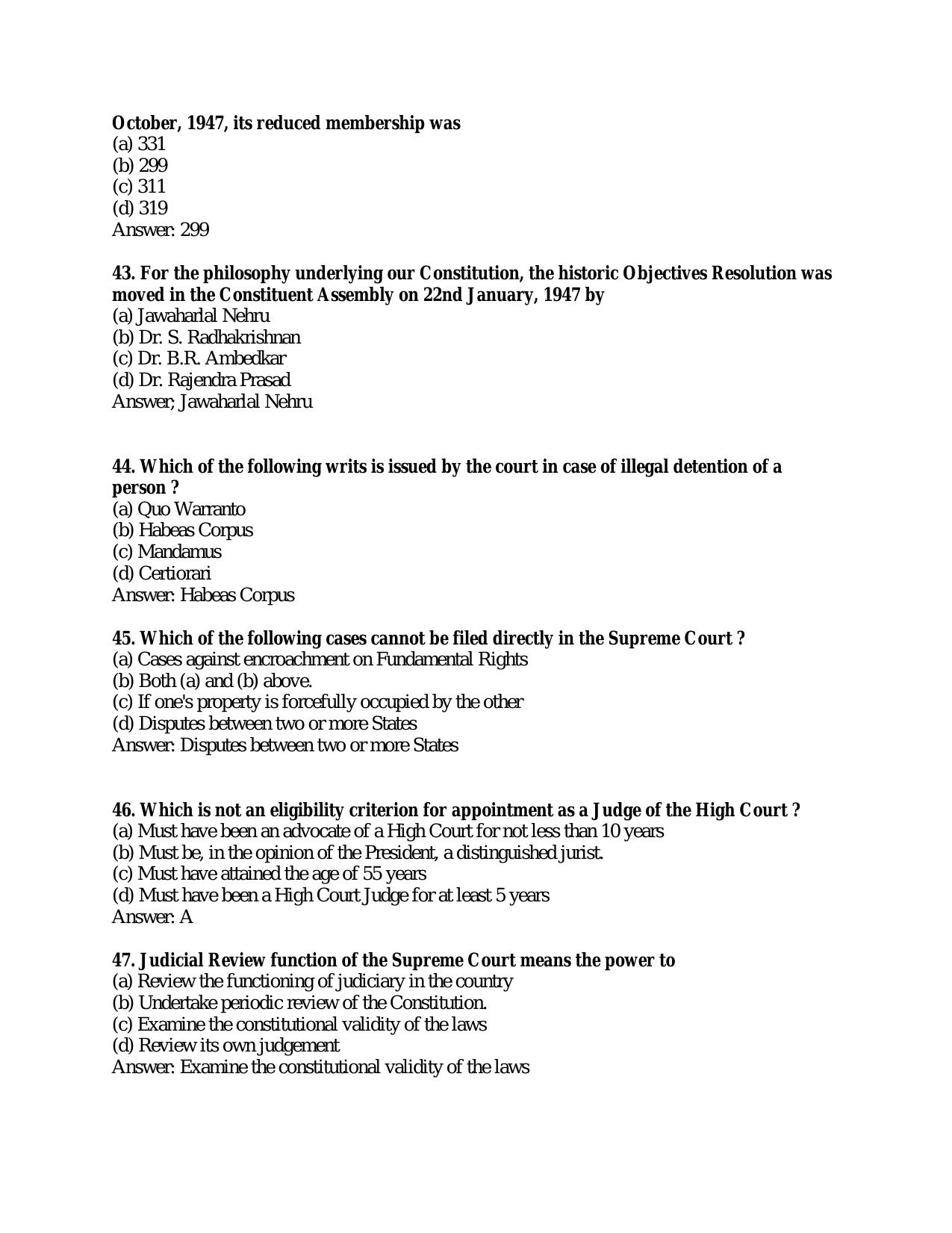 patnahighcourt.bih.nic.in District Judge Entry Level Model Papers for Law - Page 42