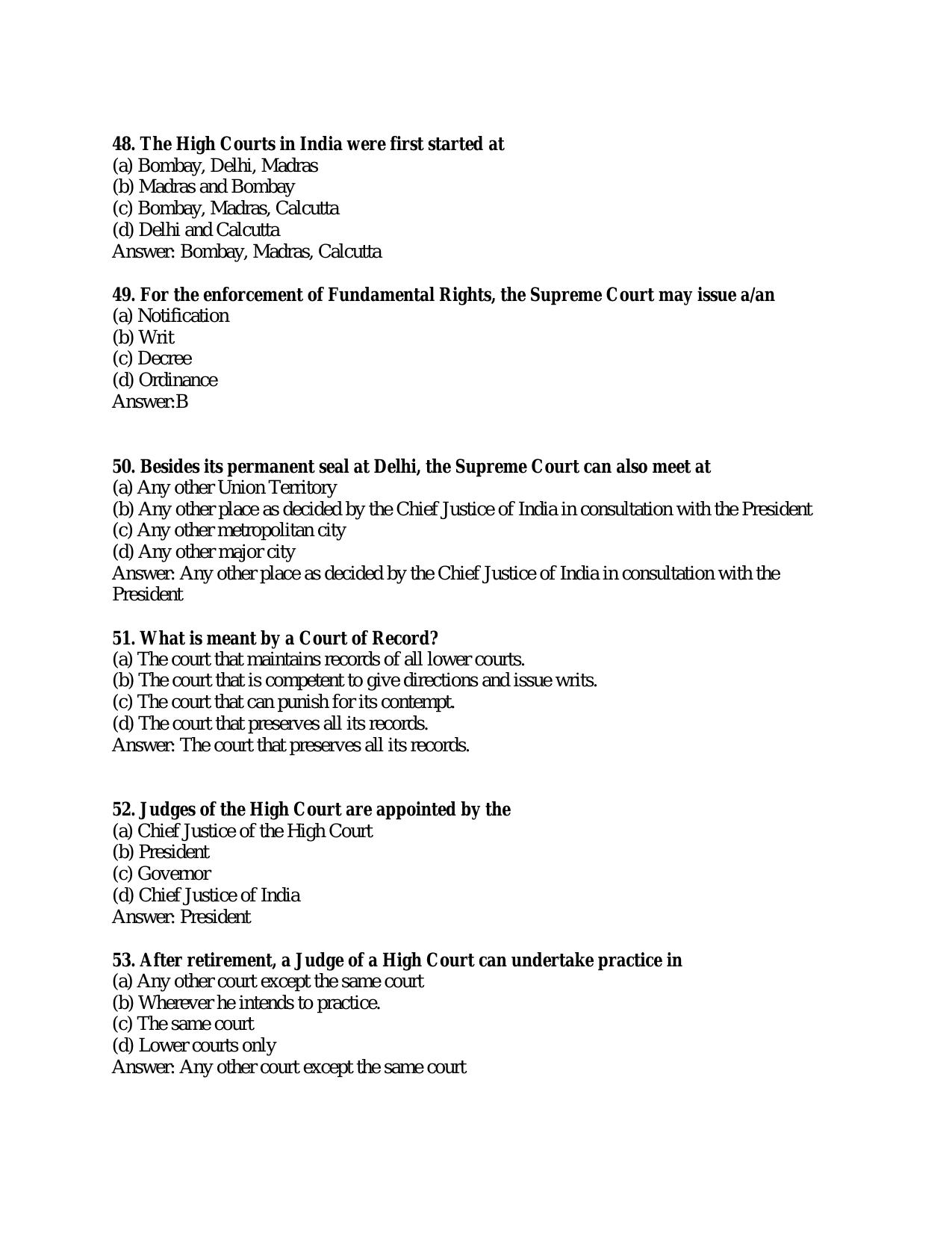 patnahighcourt.bih.nic.in District Judge Entry Level Model Papers for Law - Page 43