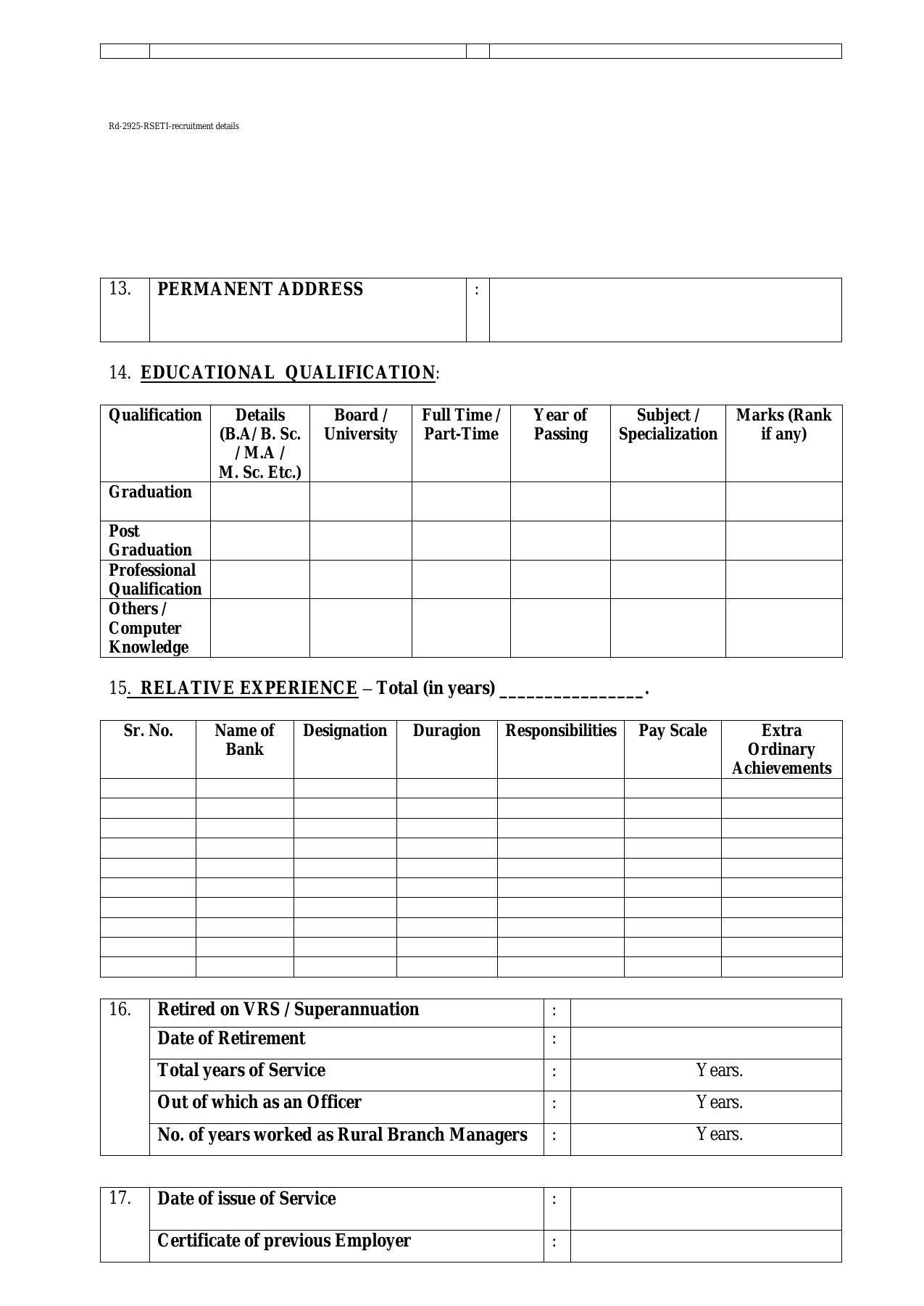 Central Bank of India Invites Application for Counselor FLCC, Director RSETI Recruitment 2022 - Page 5