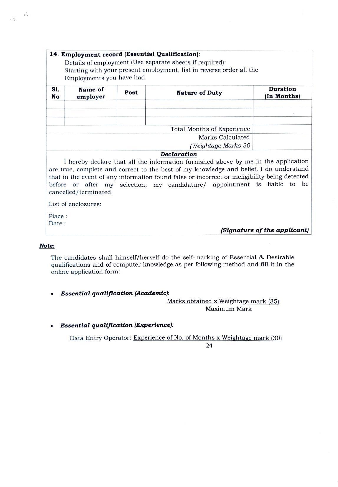 Andaman & Nicobar Administration Invites Application for Data Entry Operator Recruitment 2022 - Page 6
