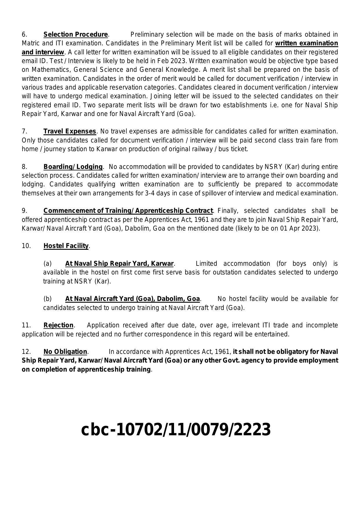 Naval Ship Repair Yard 180 Apprentice Recruitment 2022 - Page 4