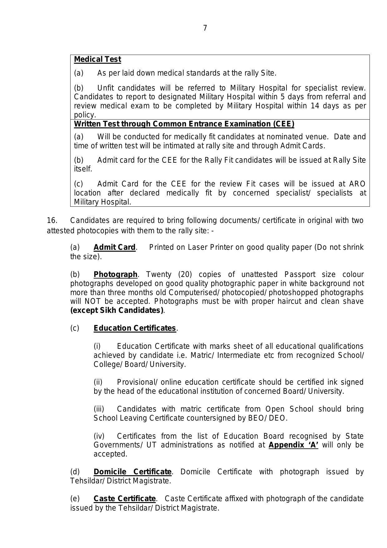 The Indian Army Invites Application for Agniveer Recruitment 2022 - Page 17