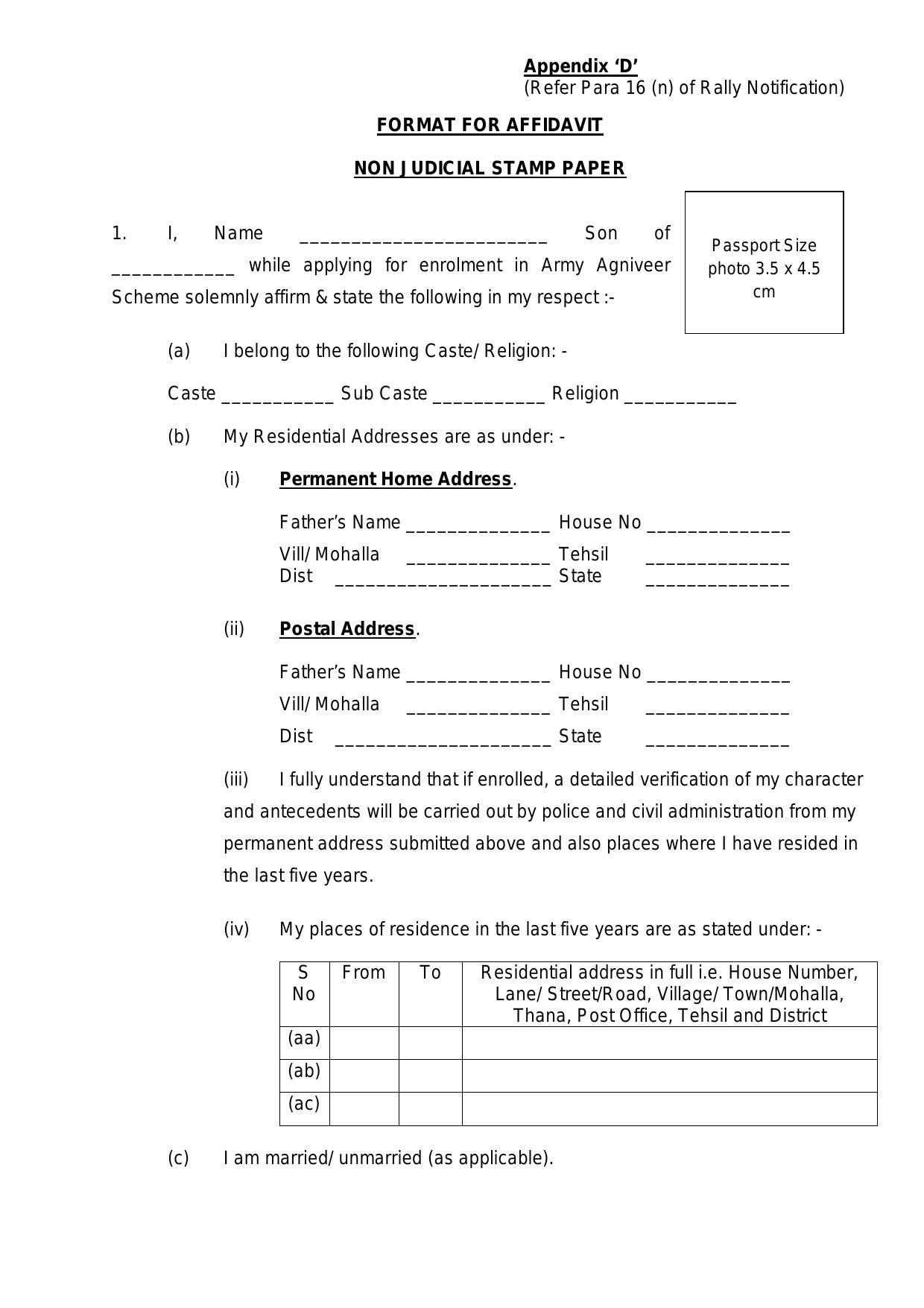 The Indian Army Invites Application for Agniveer Recruitment 2022 - Page 1