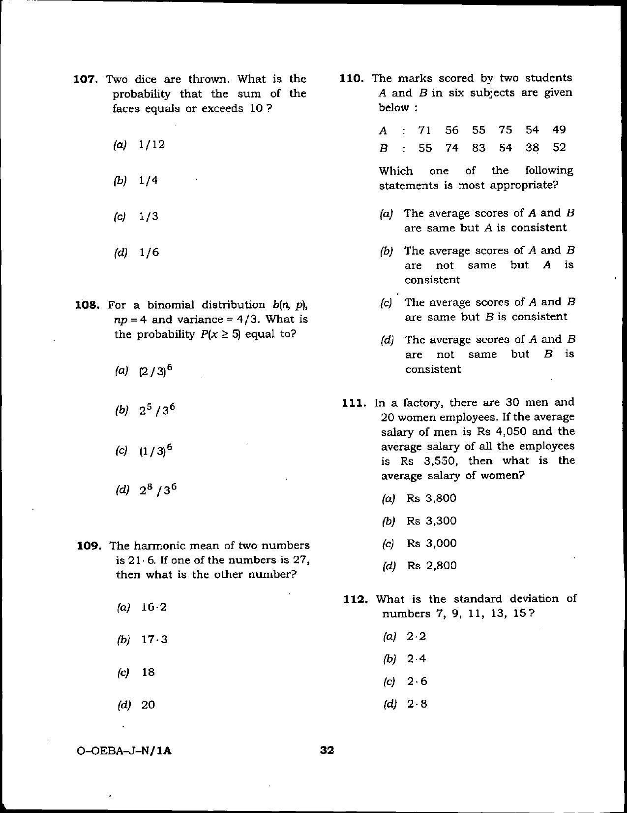Latest LUVAS Clerk Latest Five Years Papers – Maths - Page 22
