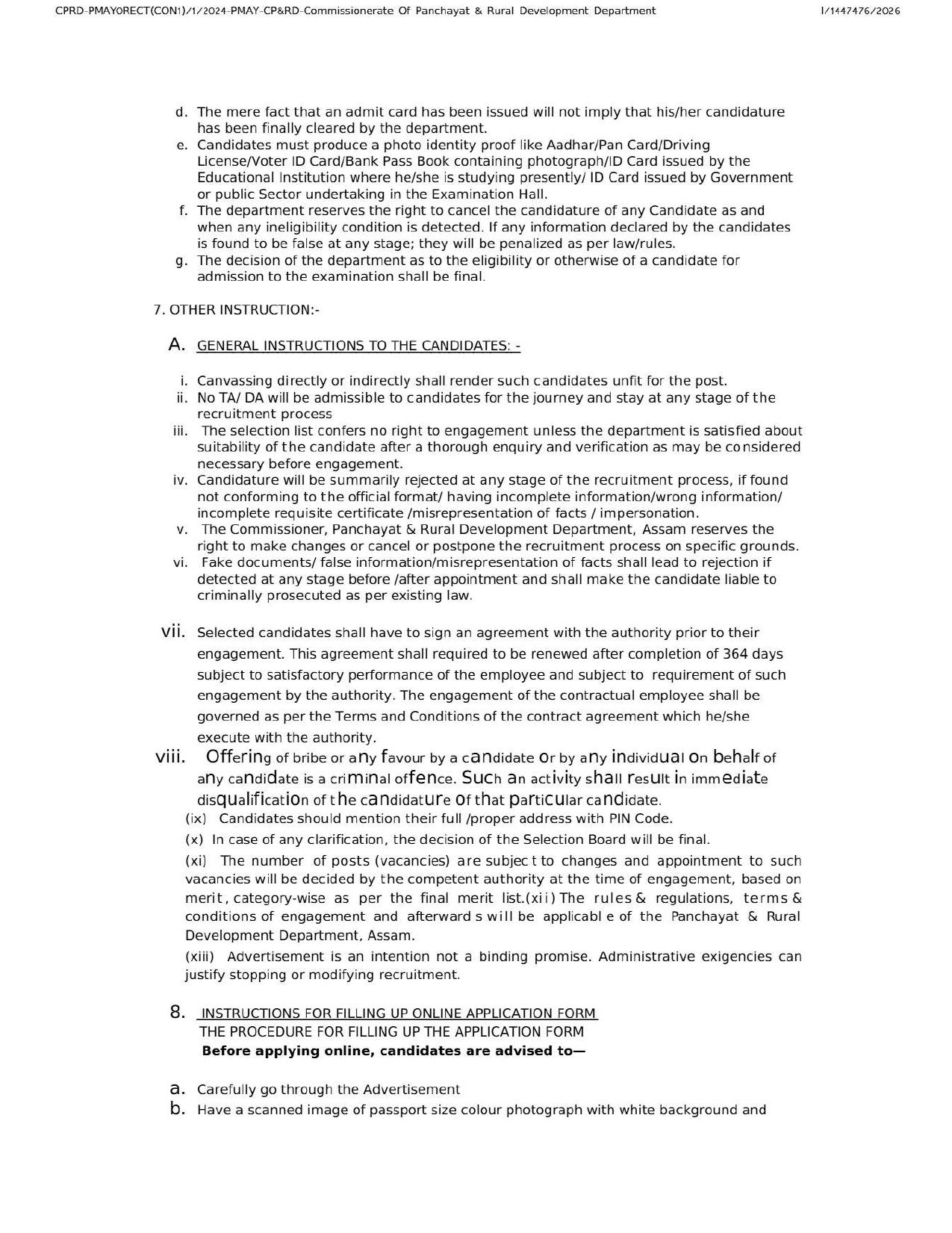 PNRD Assam Recruitment 2026: 1508 Vacancies, Eligibility, Salary, Last Date 22 March - Page 8