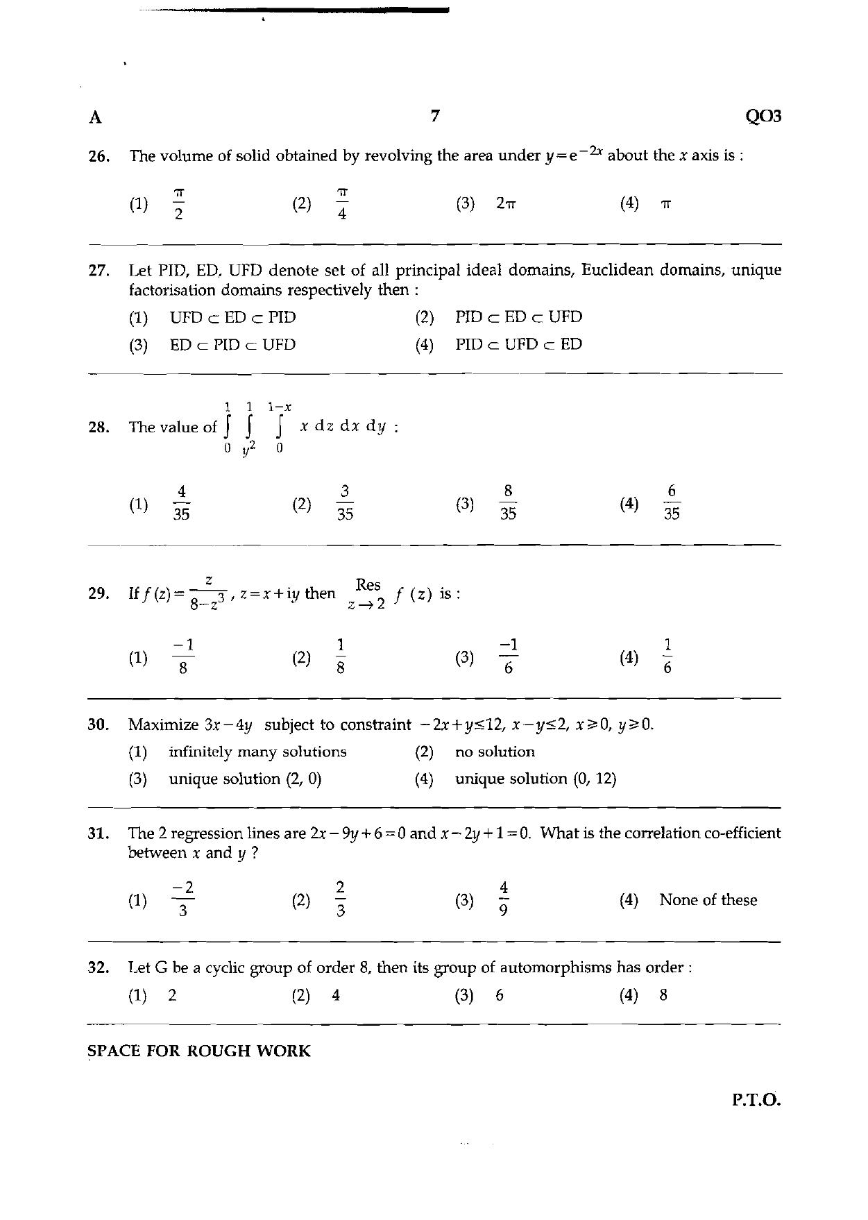 Bihar Vidhan Parishad Mathematics Practice Papers - Page 7