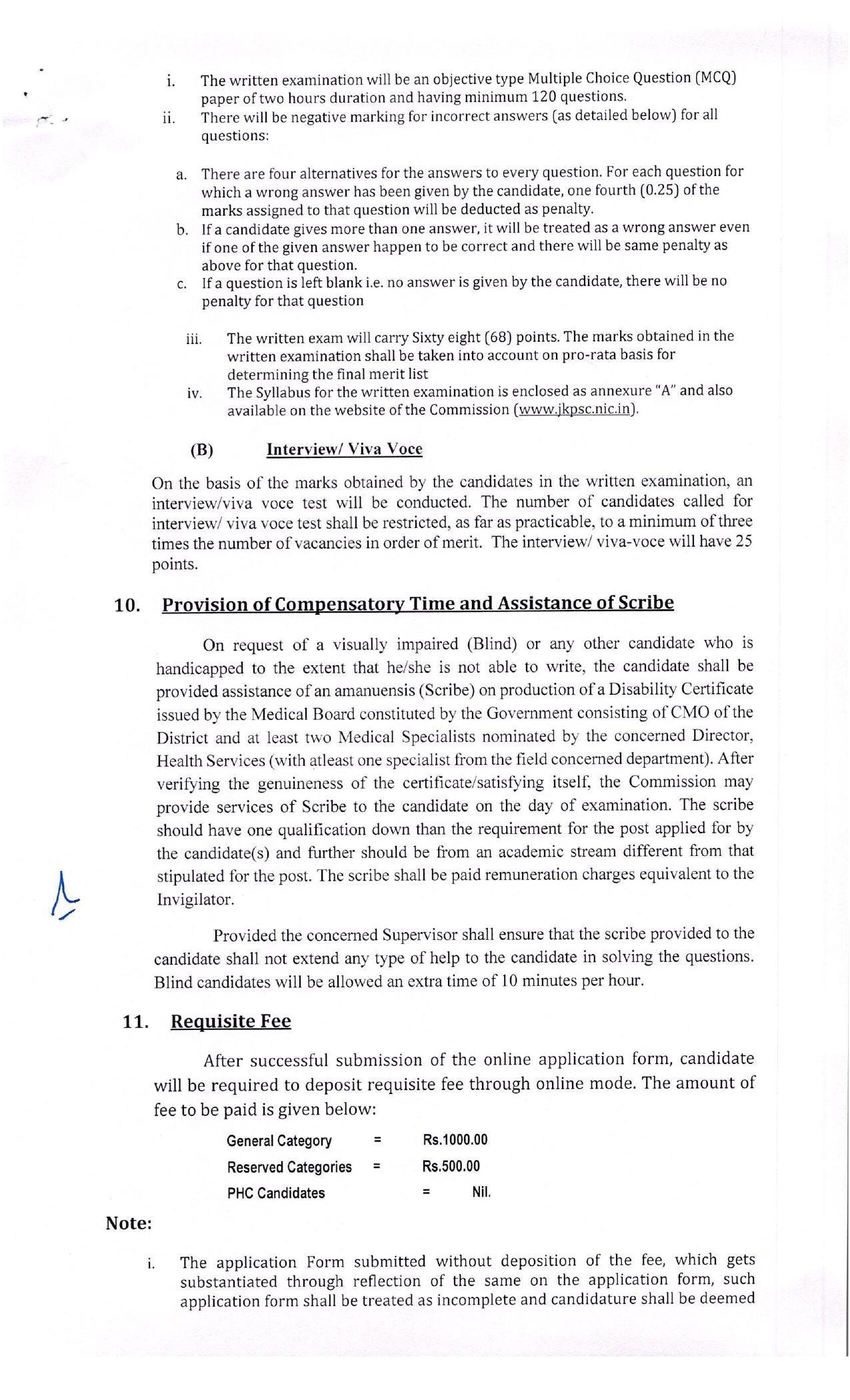 Jammu and Kashmir Public Service Commission (JKPSC) Invites Application for 50 Assistant Engineer Recruitment 2022 - Page 11