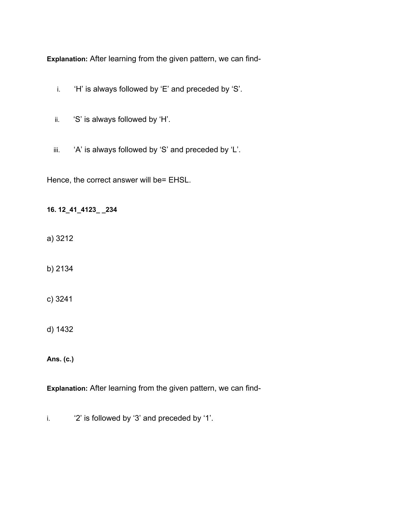HSSC Salesman Reasoning / General Intelligence Question Papers - Page 11