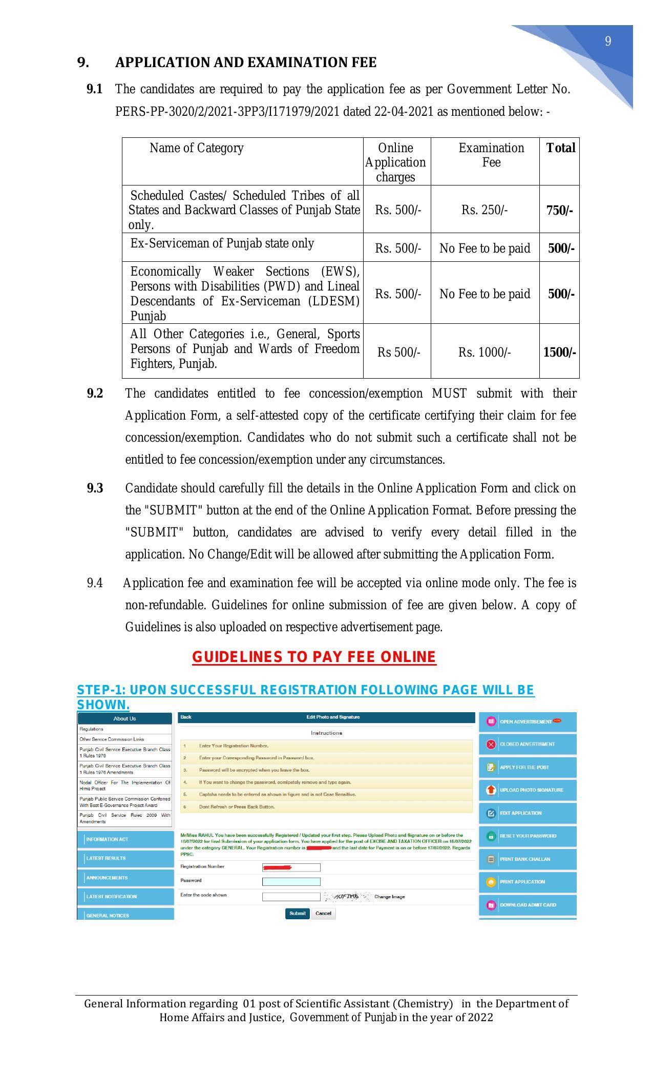 Punjab Public Service Commission Invites Application for Scientific Assistant Recruitment 2022 - Page 10