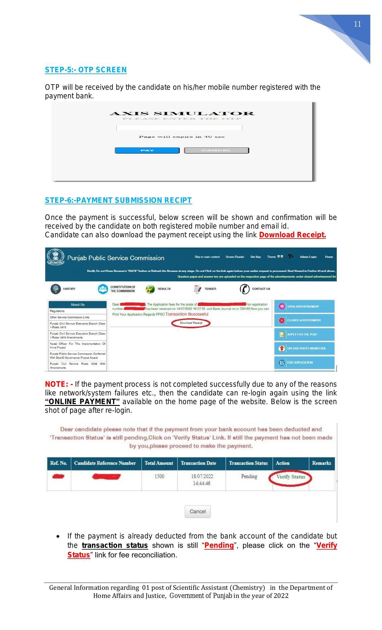 Punjab Public Service Commission Invites Application for Scientific Assistant Recruitment 2022 - Page 17