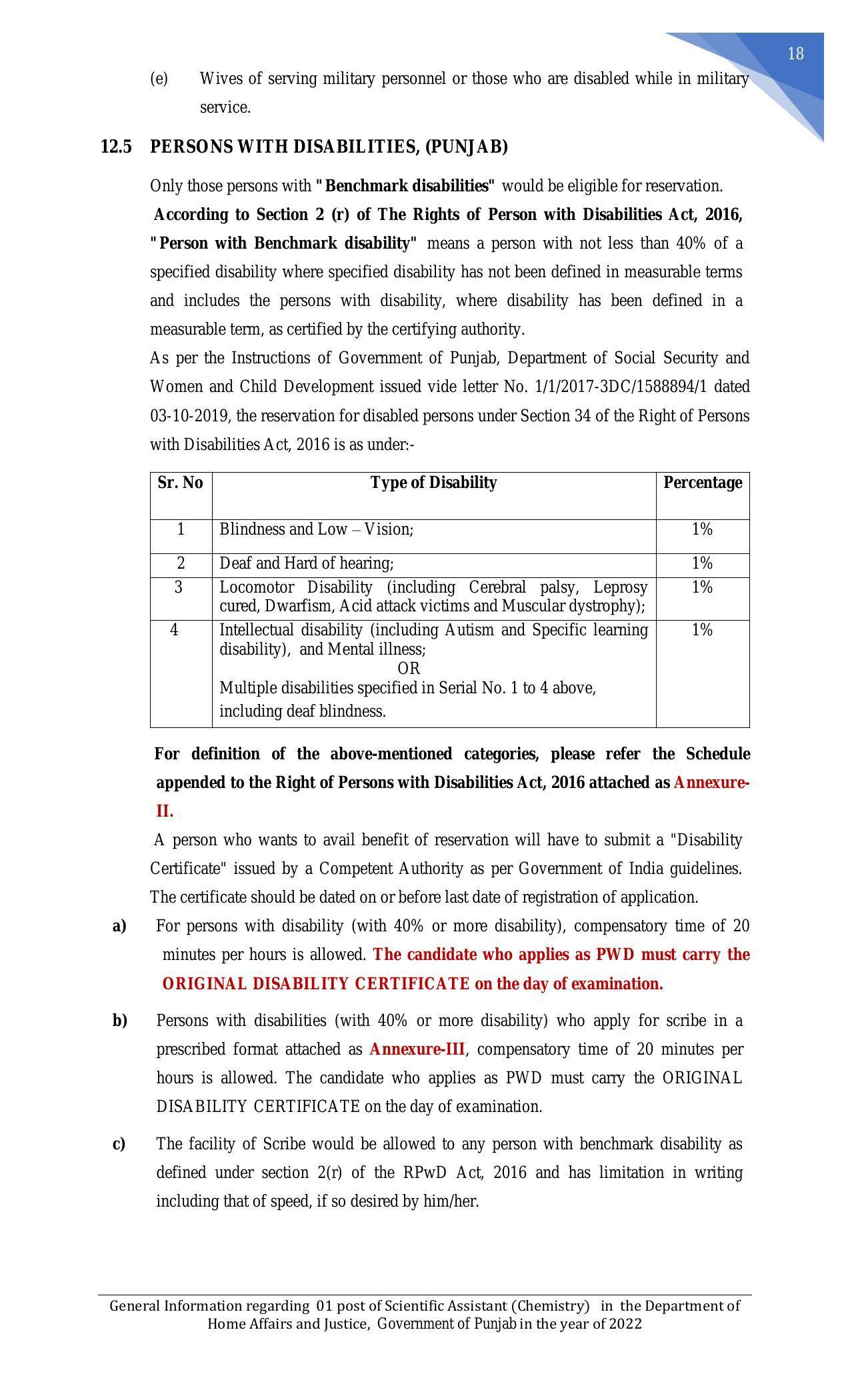 Punjab Public Service Commission Invites Application for Scientific Assistant Recruitment 2022 - Page 28