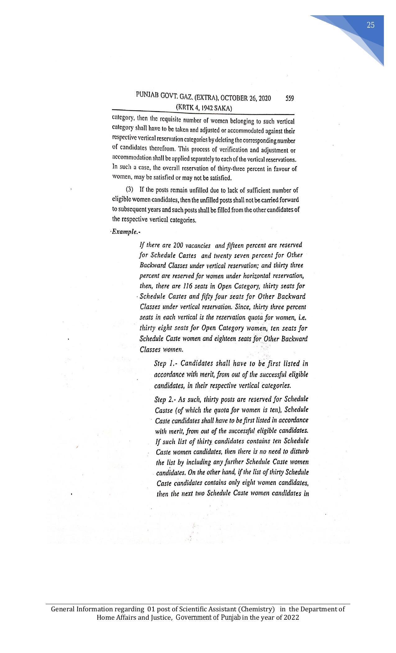 Punjab Public Service Commission Invites Application for Scientific Assistant Recruitment 2022 - Page 8