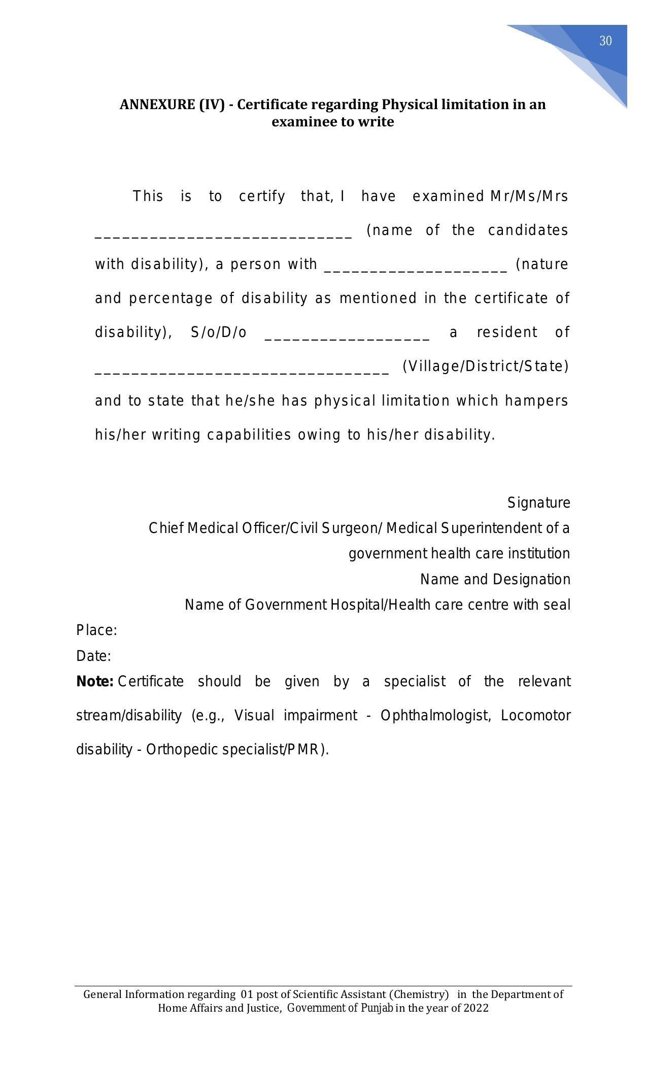 Punjab Public Service Commission Invites Application for Scientific Assistant Recruitment 2022 - Page 35