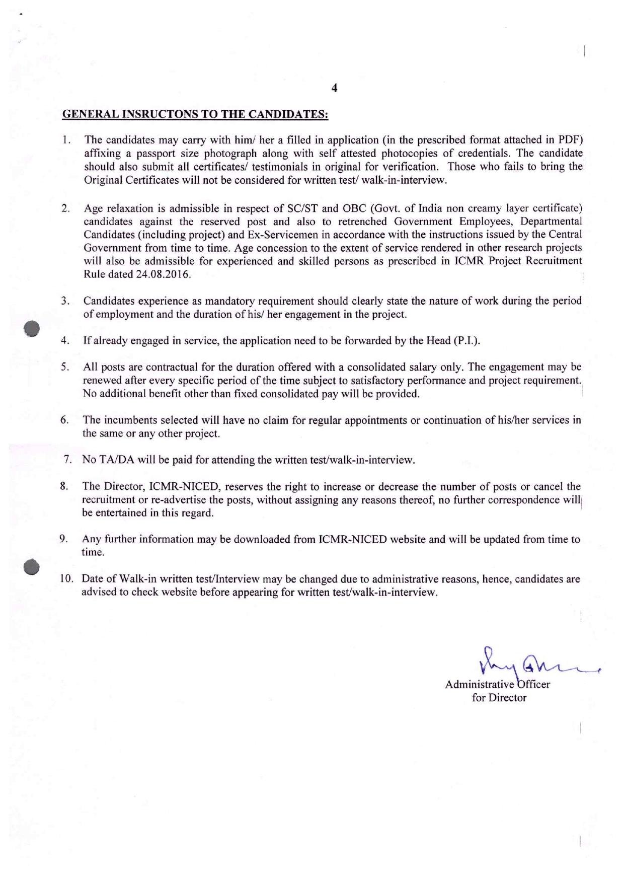 NICED Multi Tasking Staff and Various Posts Recruitment 2023 - Page 4