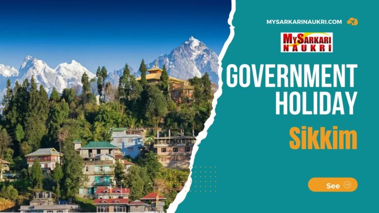 Sikkim Government Holiday List