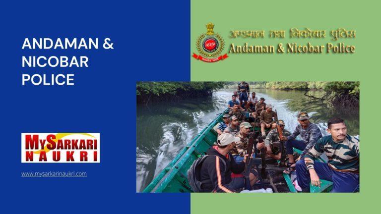 Andaman & Nicobar Police Recruitment