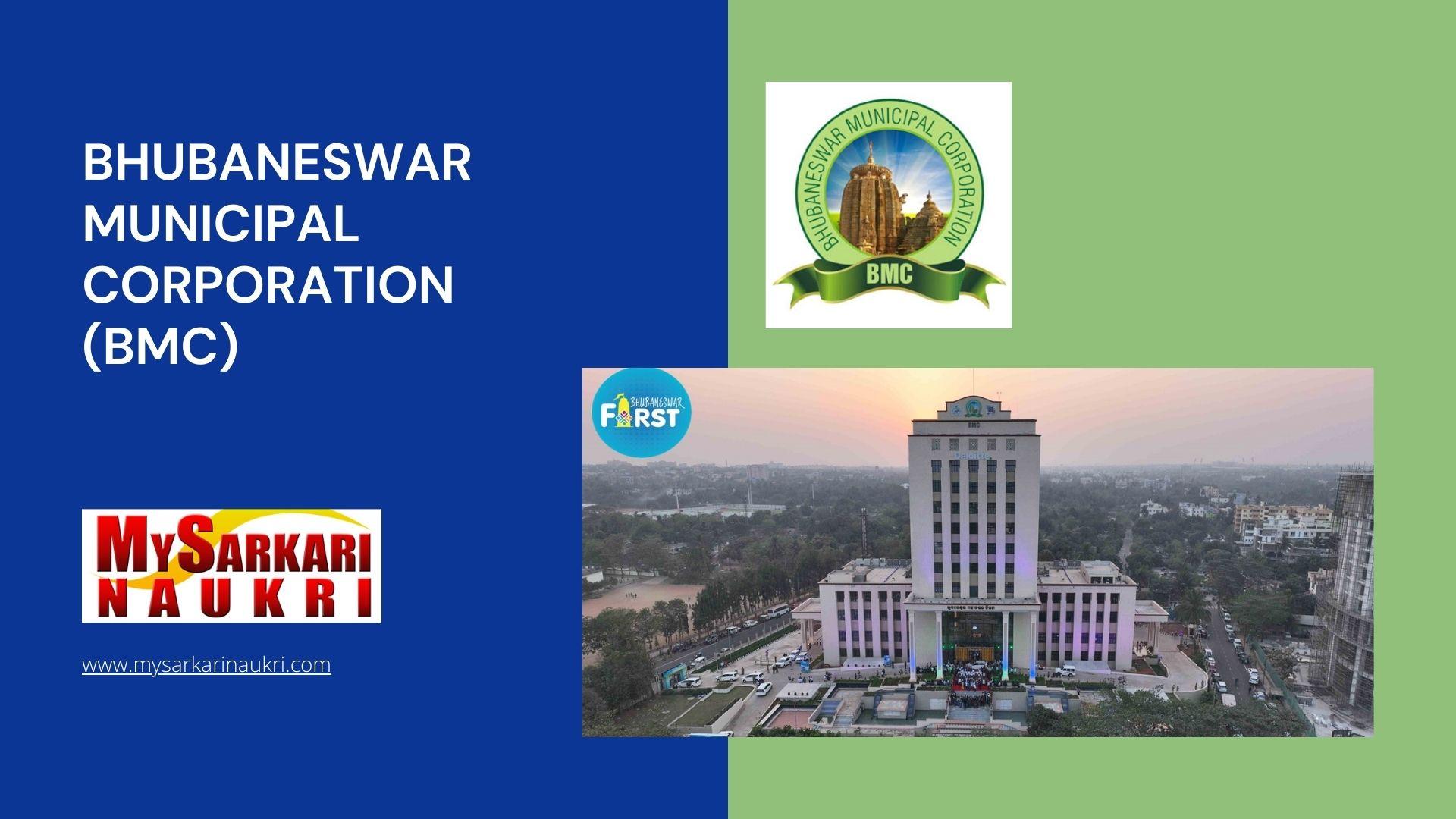 Bhubaneswar Municipal Corporation (BMC) Recruitment